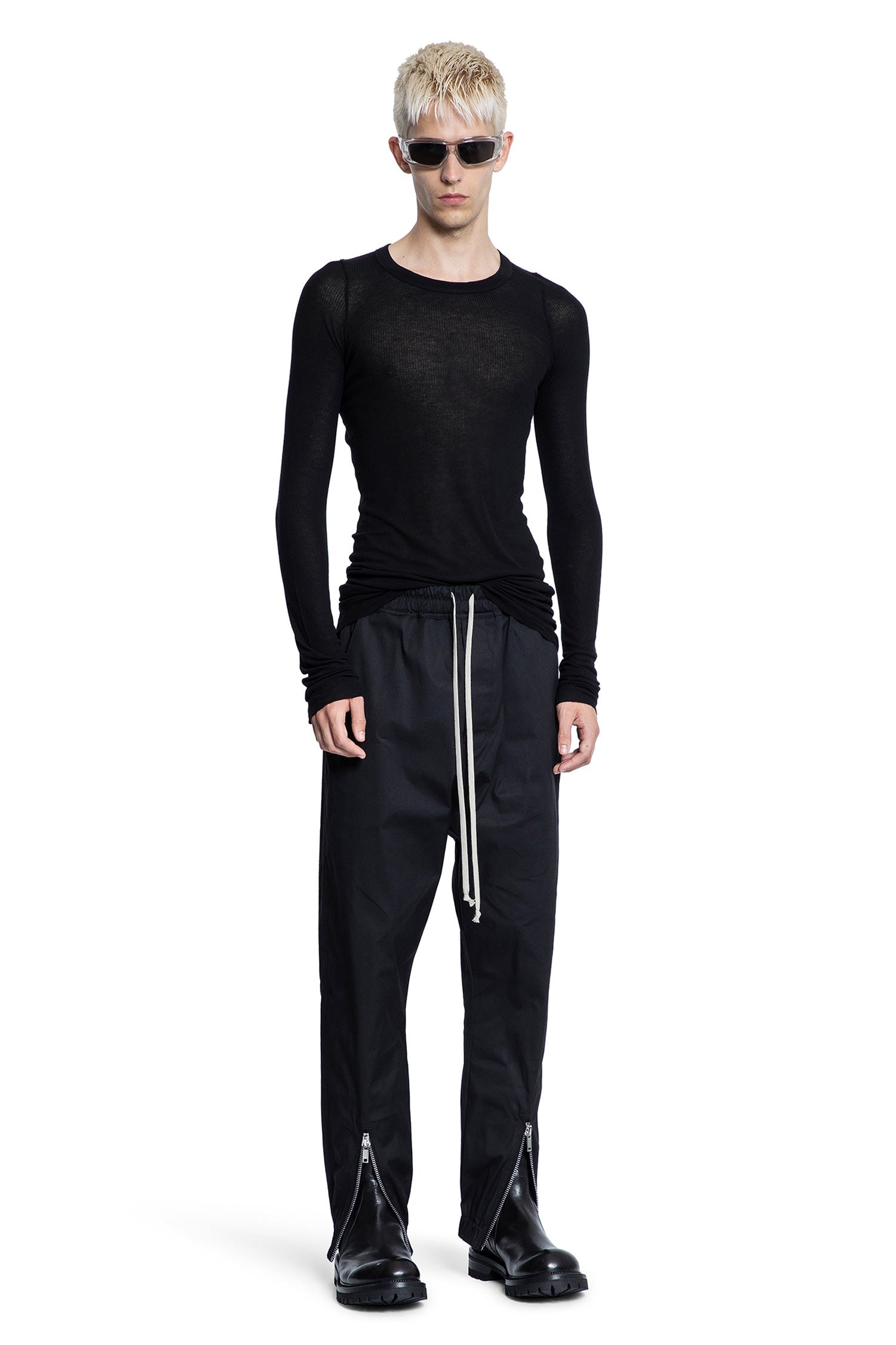 Forever Rib LS T in Viscose Silk Jersey - Antonioli.eu