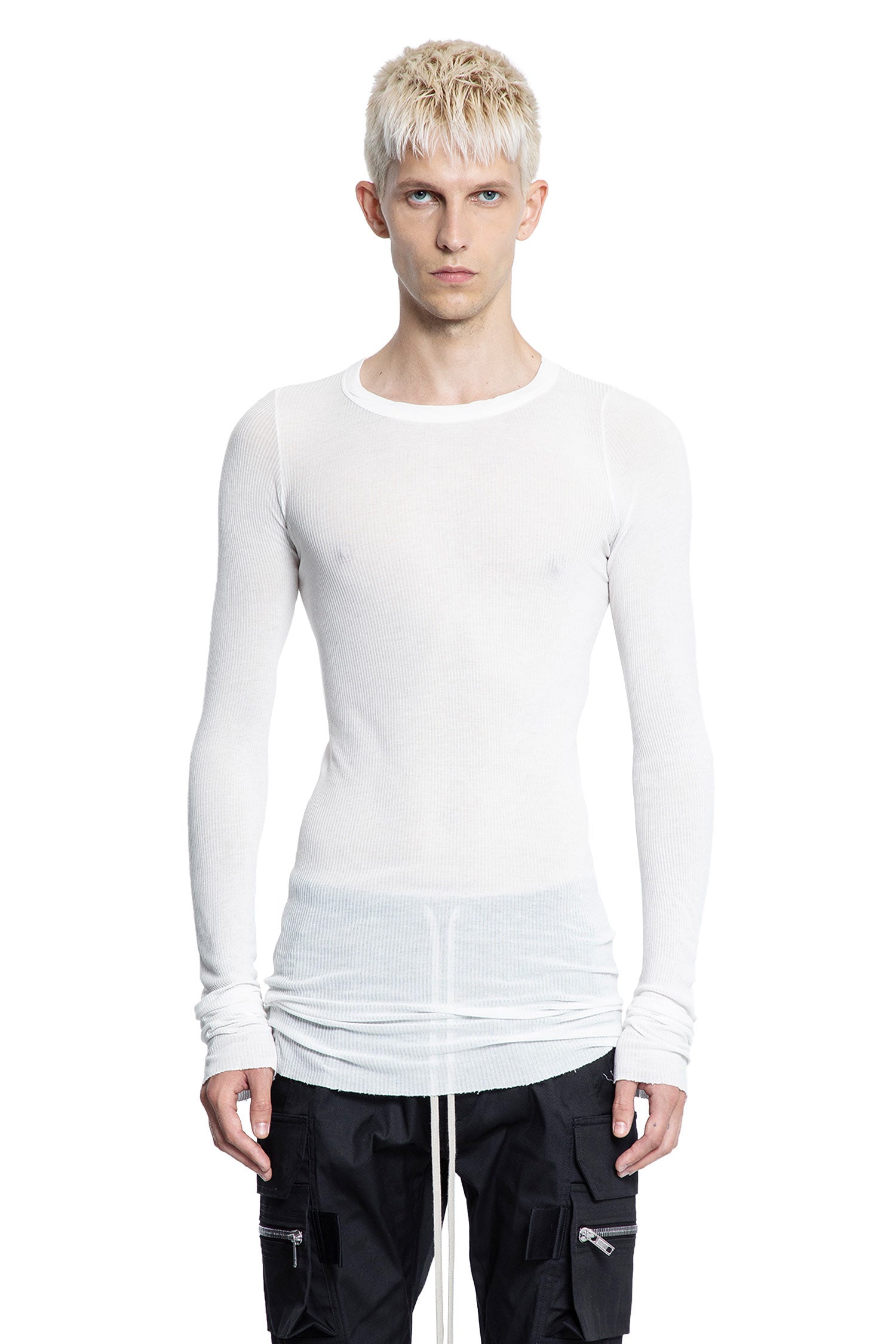 Forever Rib LS T in Viscose Silk Rib Jersey