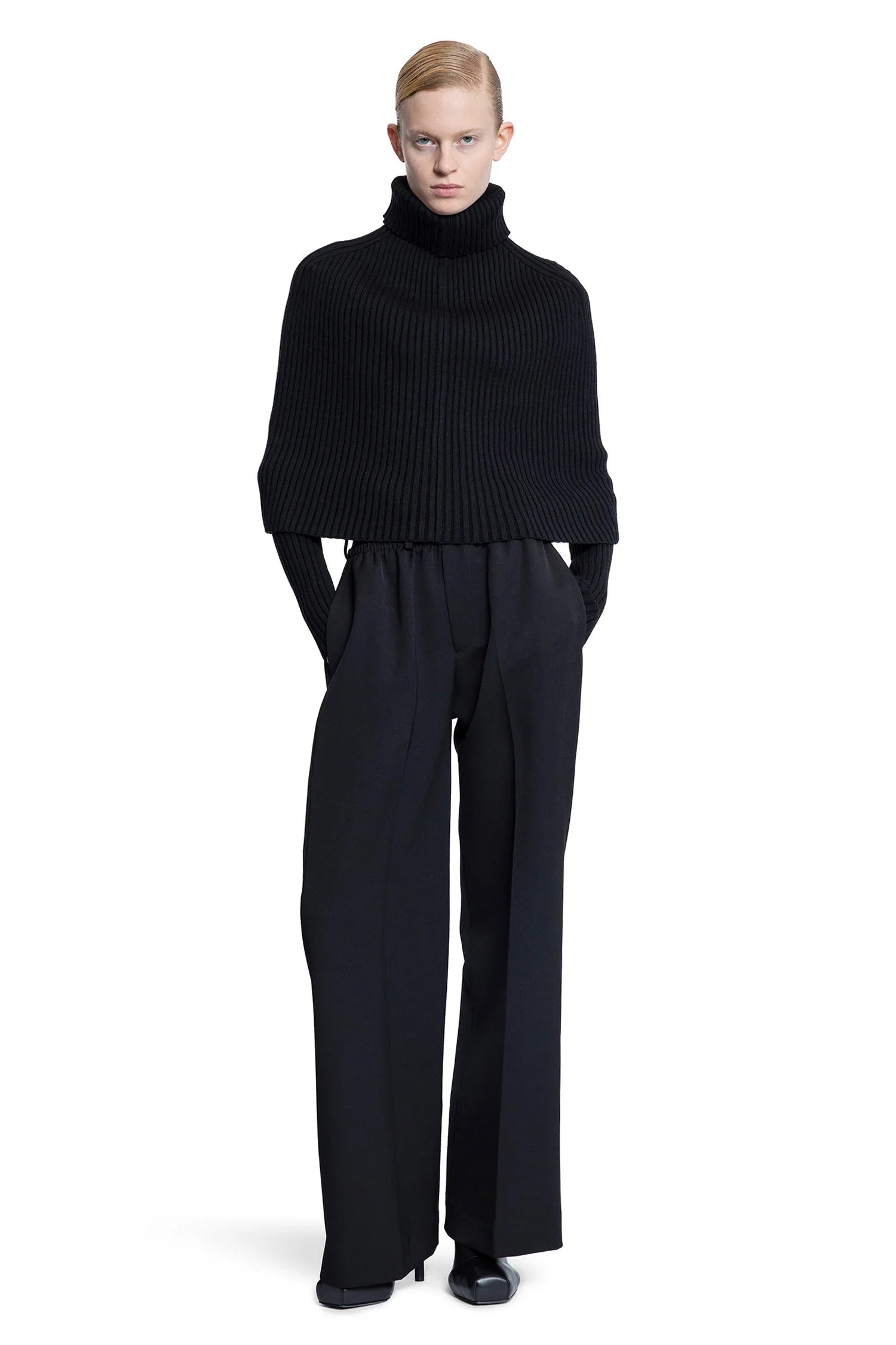 ALAINPAUL WOMAN BLACK SCARVES - Antonioli.eu