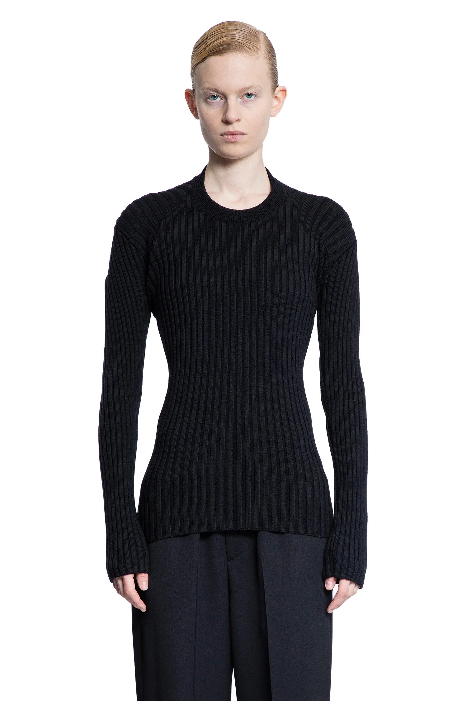 ALAINPAUL WOMAN BLACK KNITWEAR - Antonioli.eu