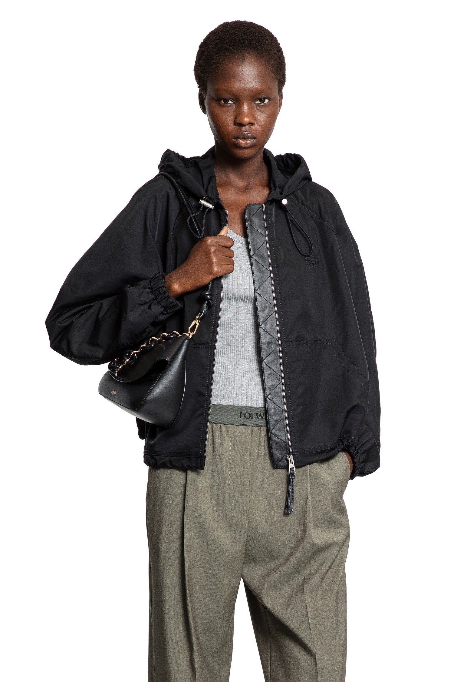 Balloon Jacket in Cupro Blend - Antonioli.eu