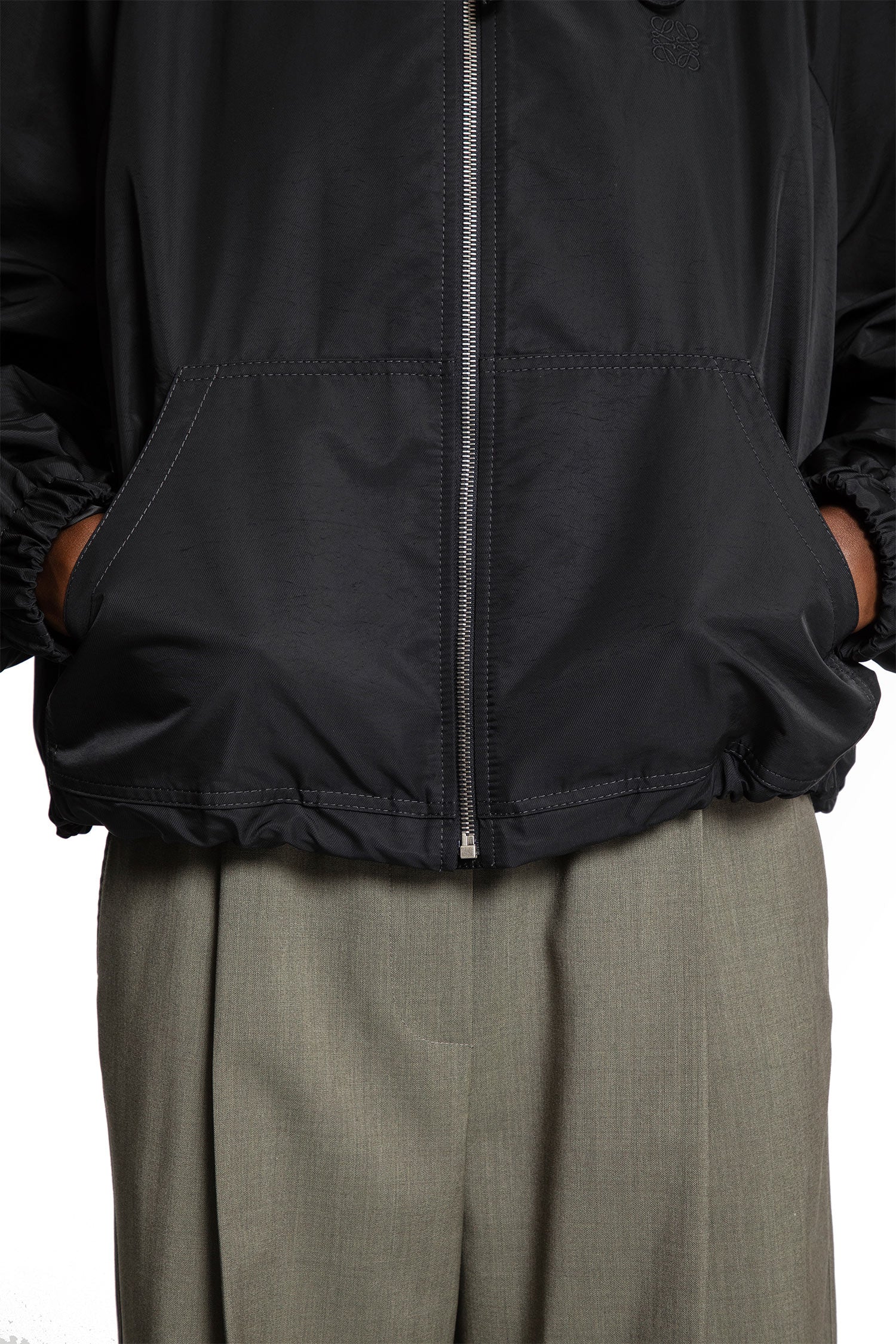 Balloon Jacket in Cupro Blend - Antonioli.eu