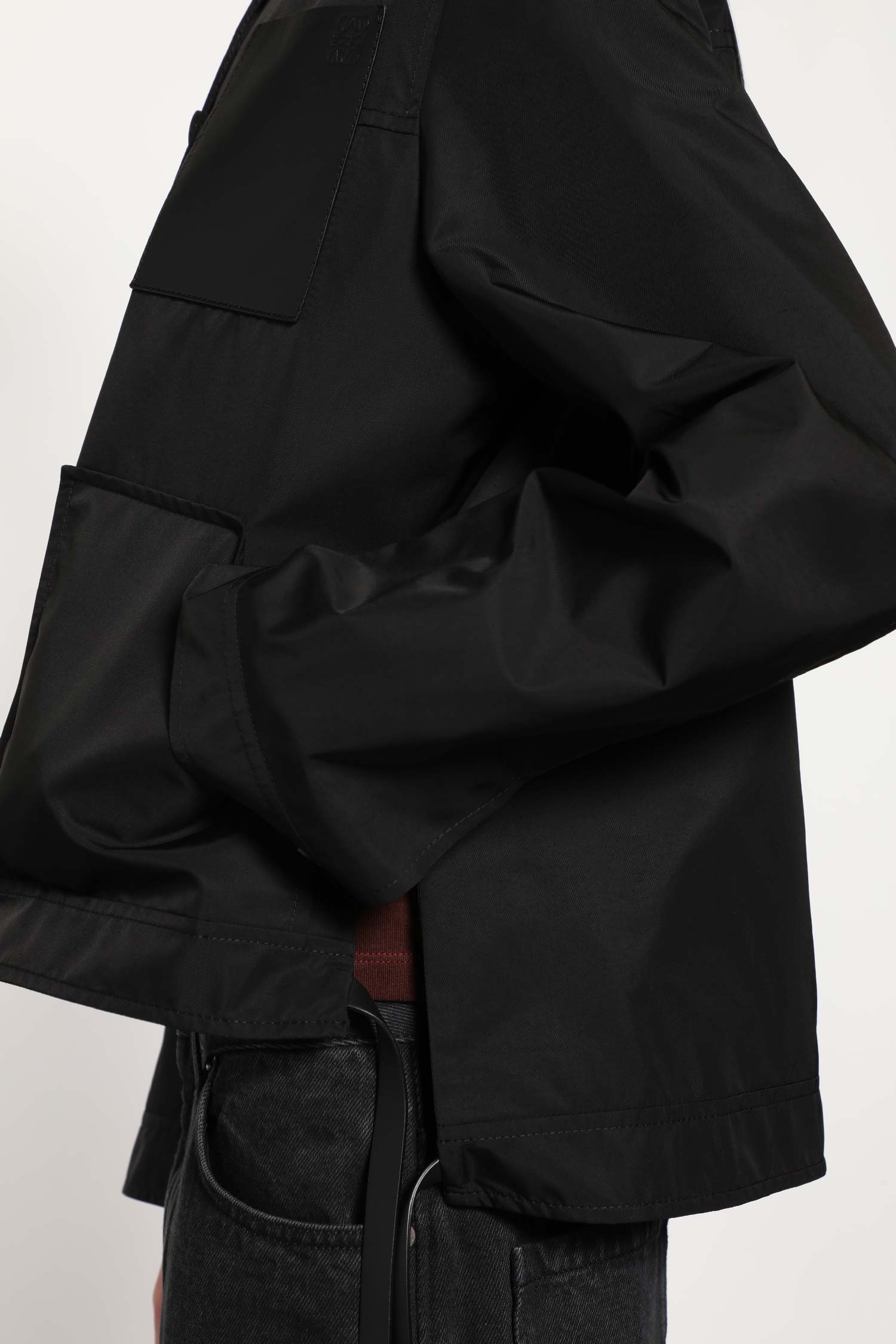 Workwear jacket in cupro blend - Antonioli.eu