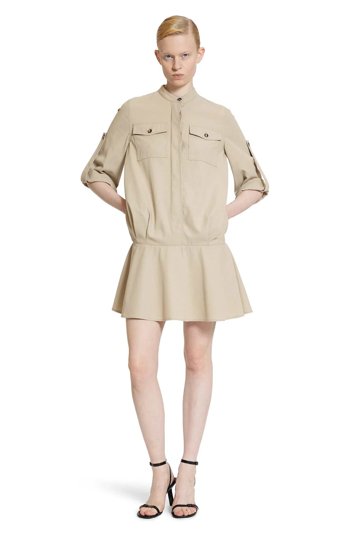 Military Shirt Dress - Antonioli.eu