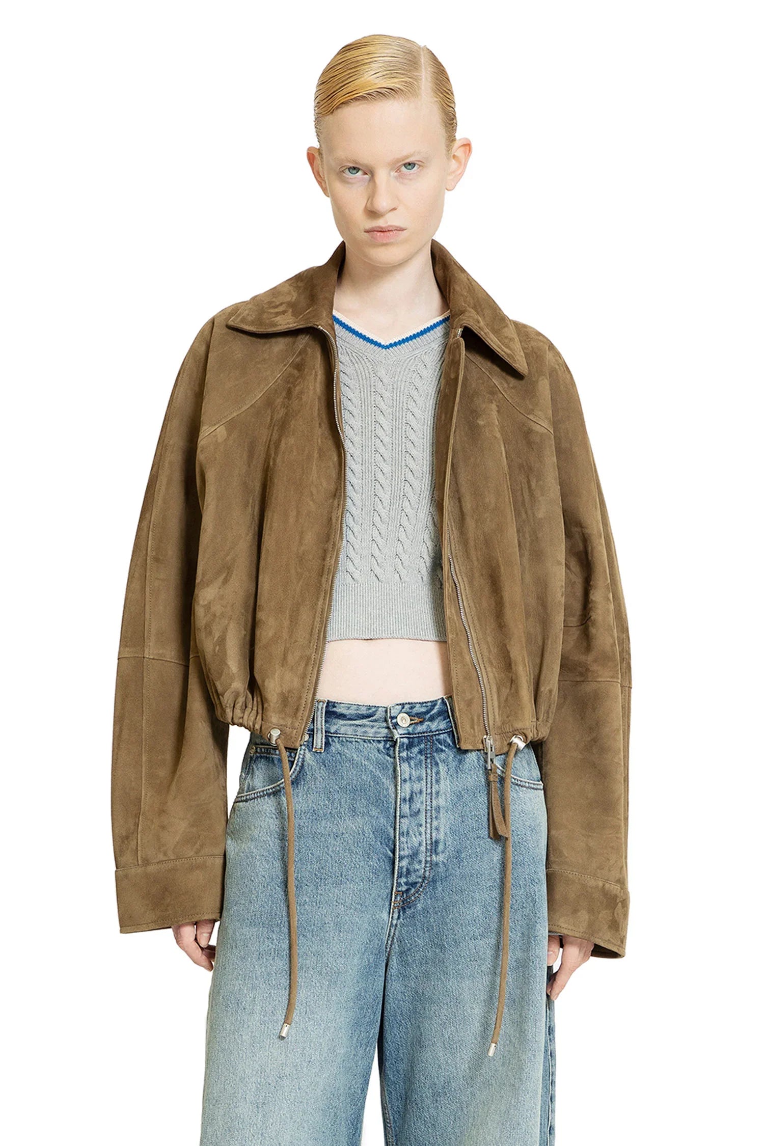 LOEWE WOMAN GREEN JACKETS - Antonioli.eu