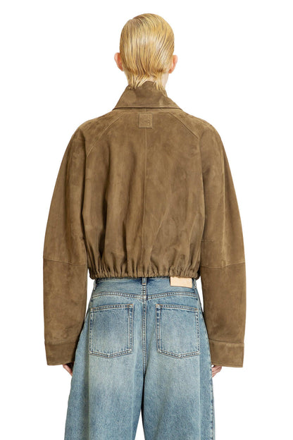 LOEWE WOMAN GREEN JACKETS - Antonioli.eu