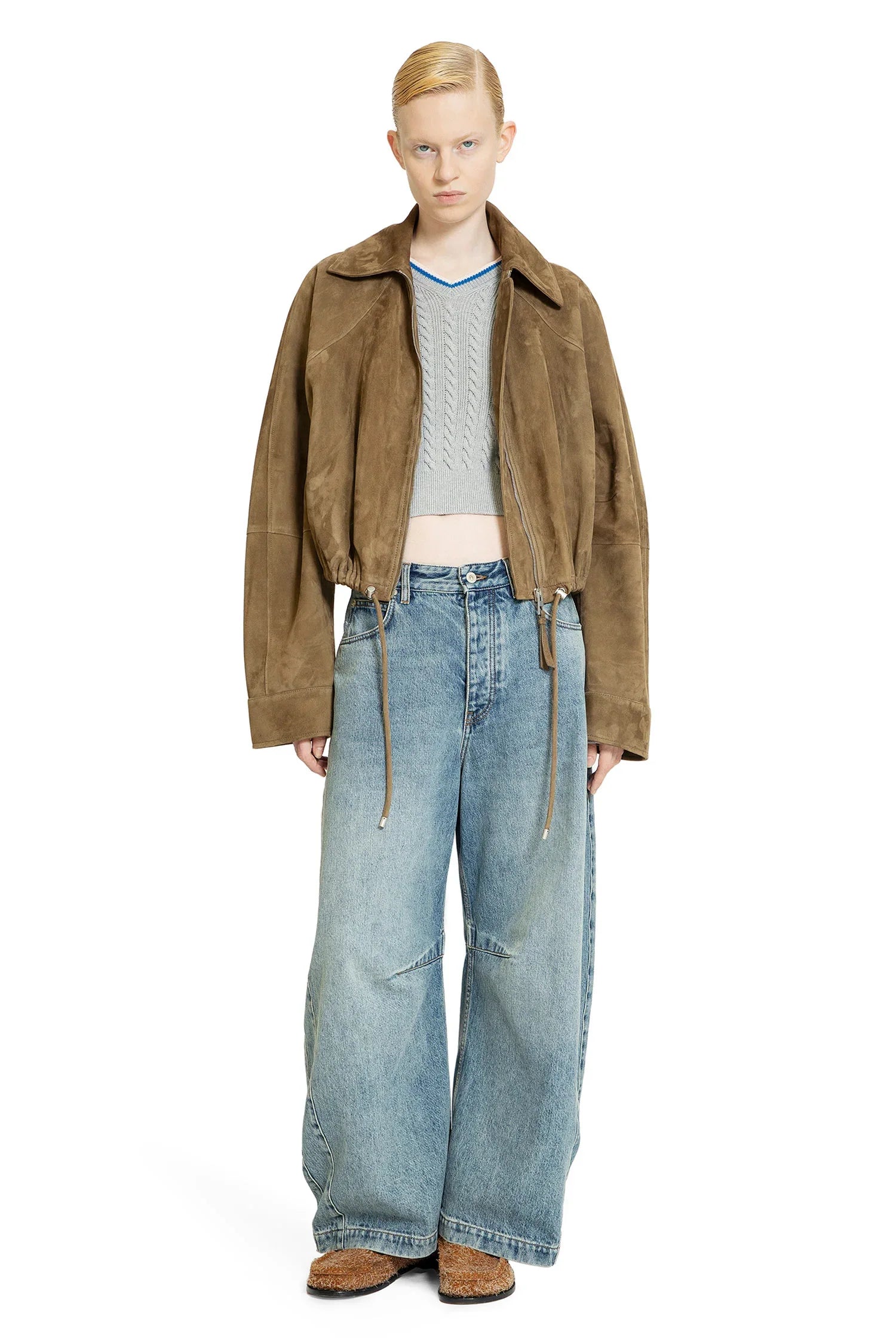 LOEWE WOMAN GREEN JACKETS - Antonioli.eu