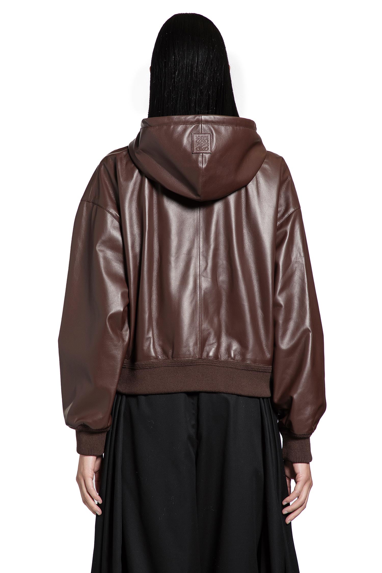 Flamenco Hoodie in Nappa Lambskin - Antonioli.eu