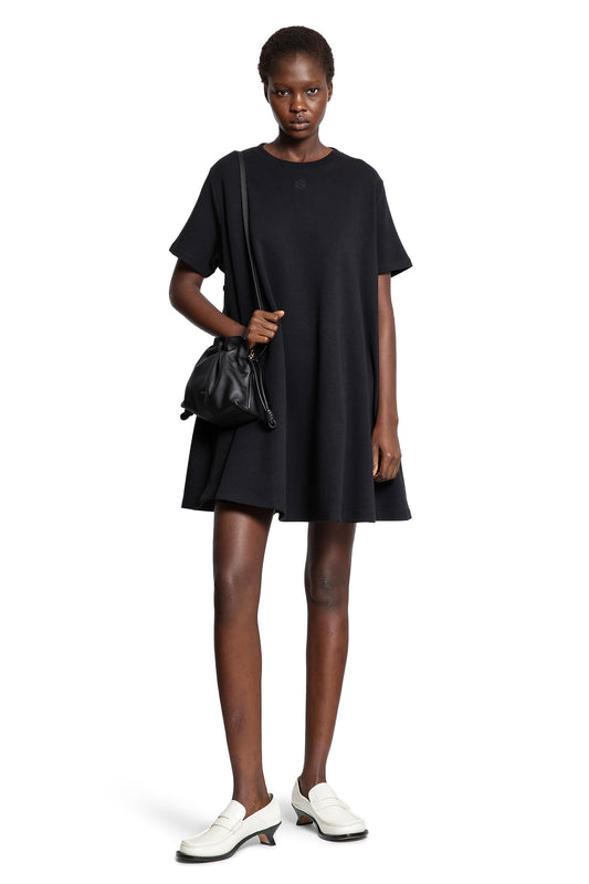 Trapeze Dress in Cotton Blend - Antonioli.eu