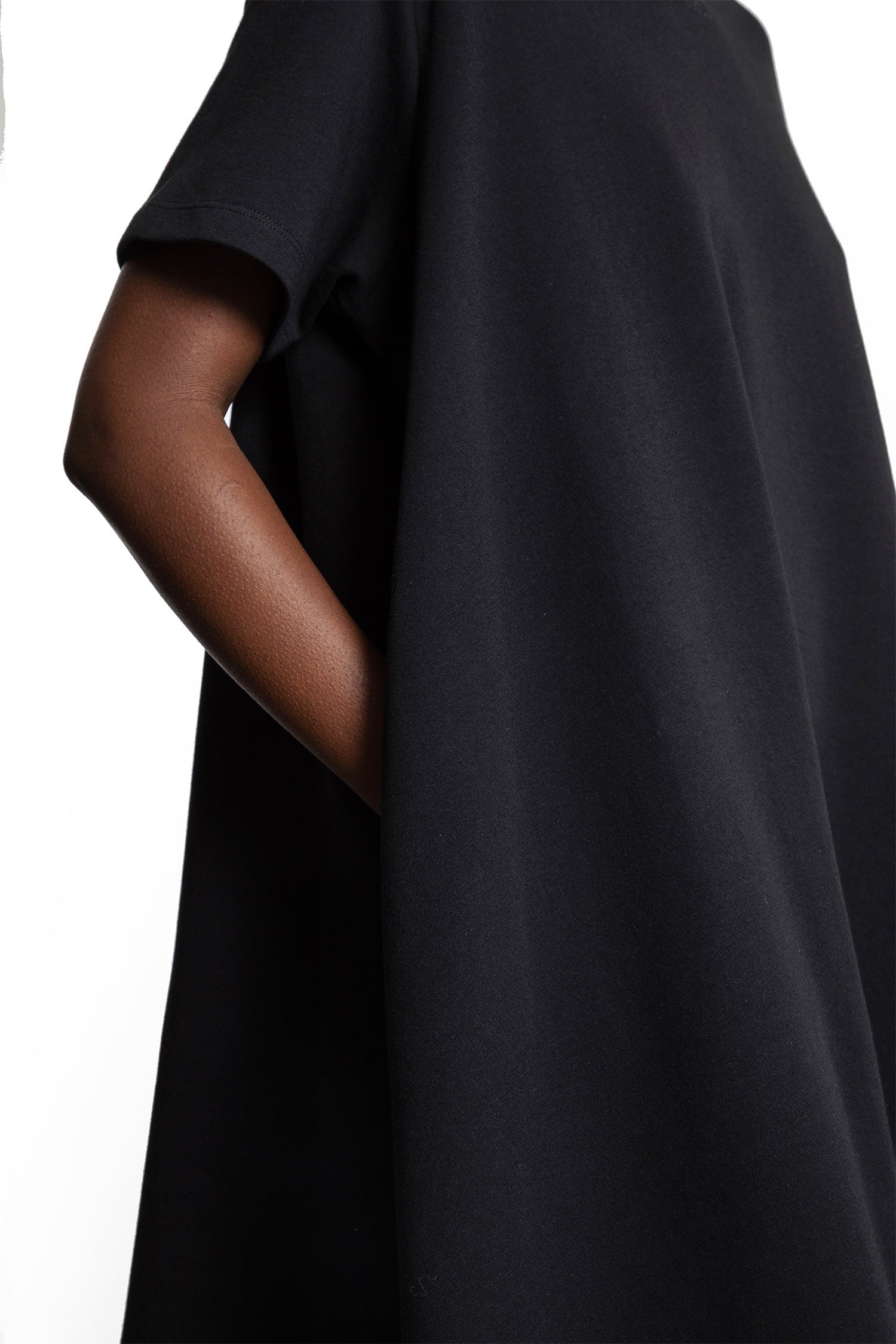 Trapeze Dress in Cotton Blend - Antonioli.eu