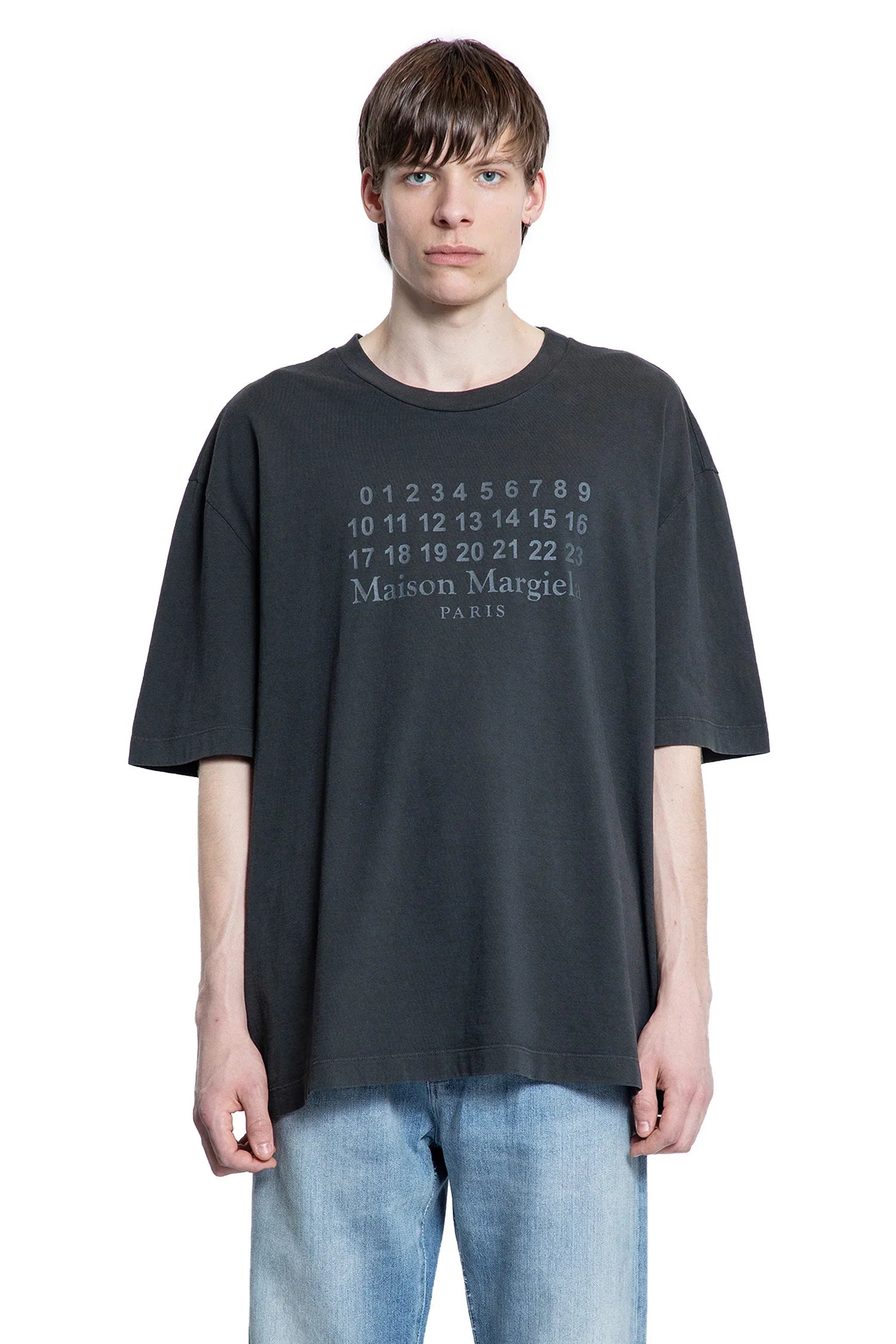 MAISON MARGIELA MAN BLACK T-SHIRTS & TANK TOPS - Antonioli.eu
