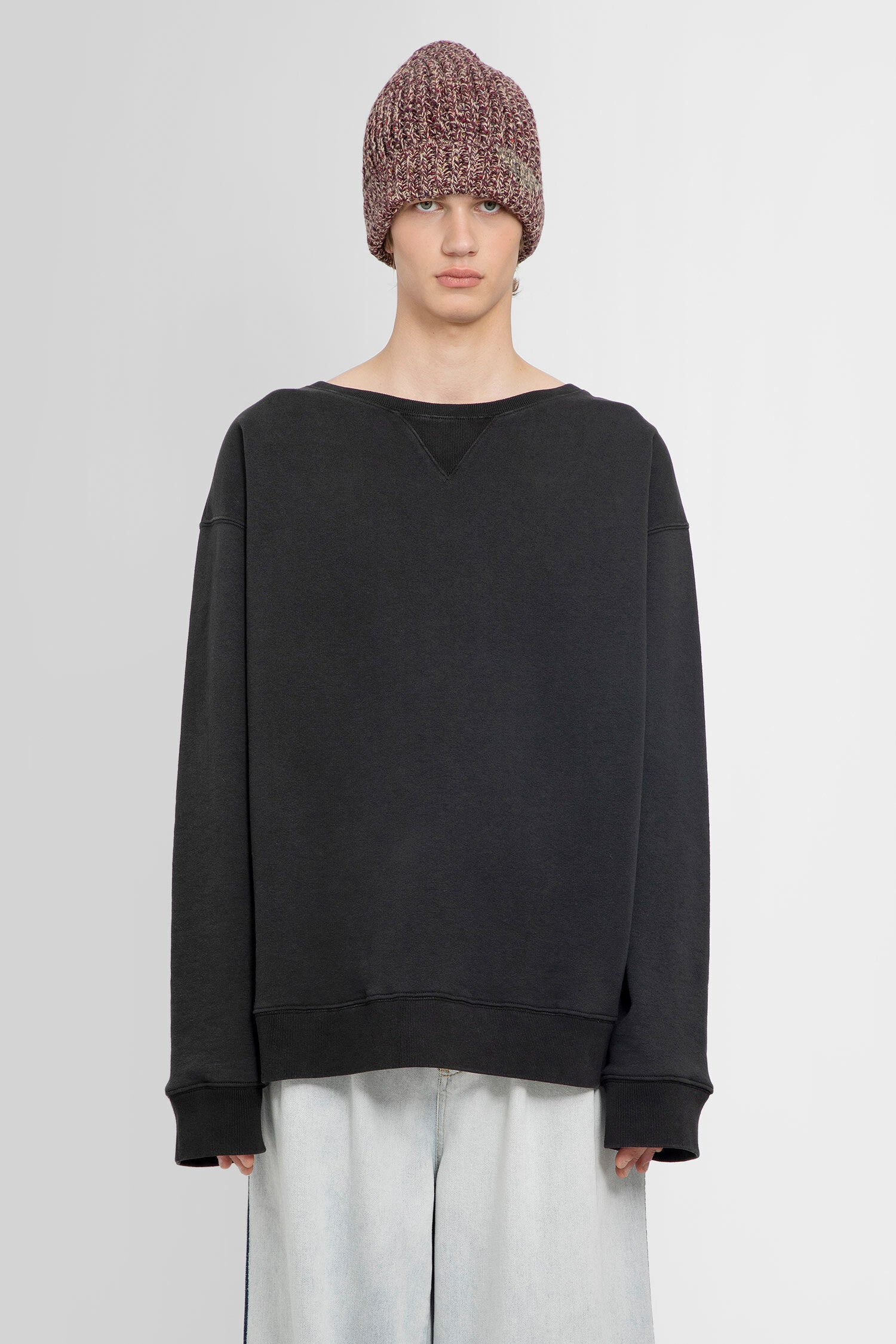 MAISON MARGIELA MAN BLACK SWEATSHIRTS - MAISON MARGIELA - SWEATSHIRTS