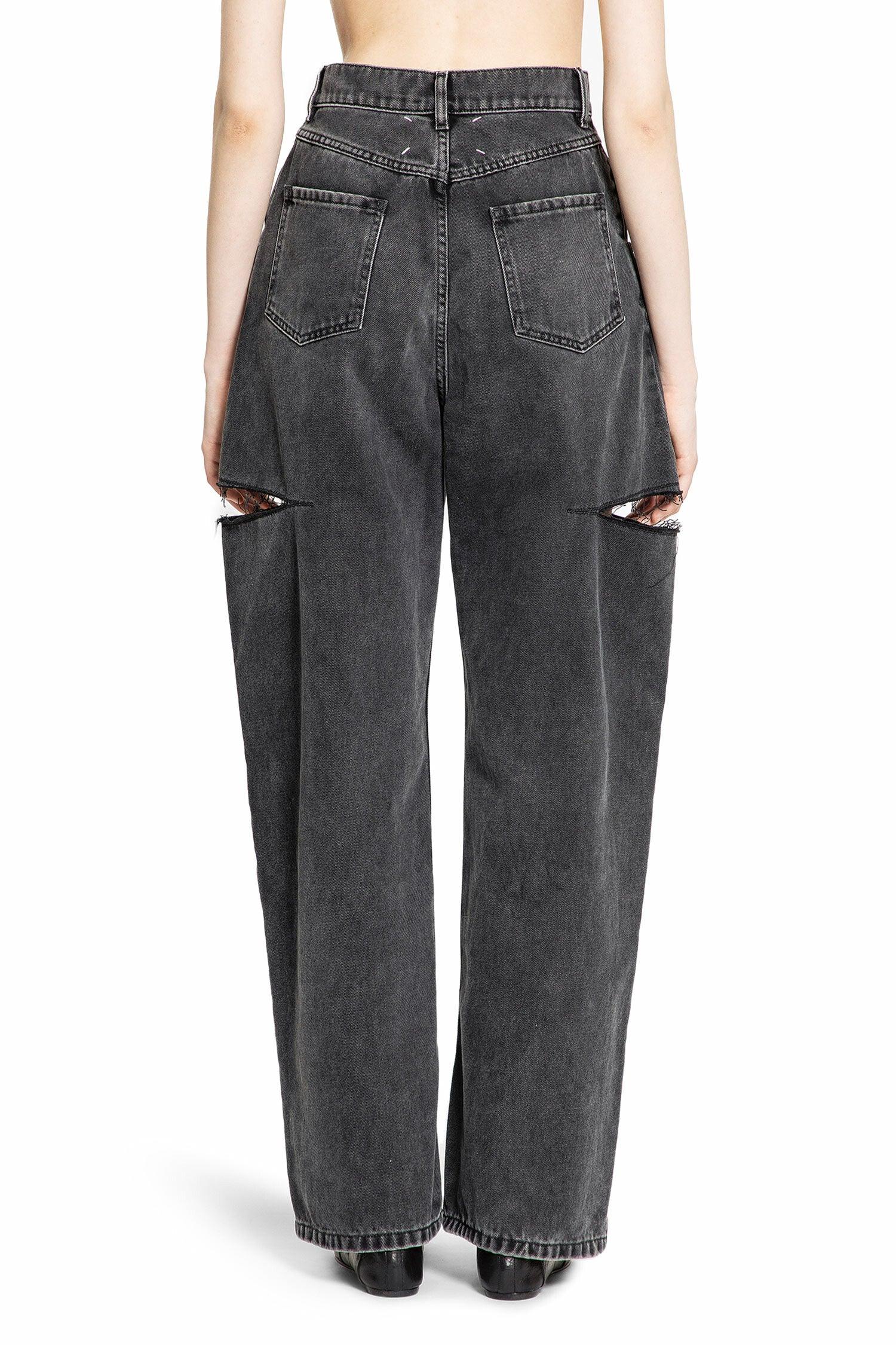 MAISON MARGIELA WOMAN GREY JEANS - Antonioli.eu
