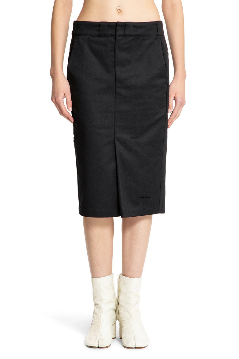 Nylon Cotton Midi Skirt - Antonioli.eu