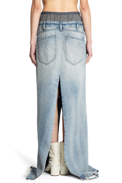 Anonimity Of The Lining Long Denim Skirt - Antonioli.eu