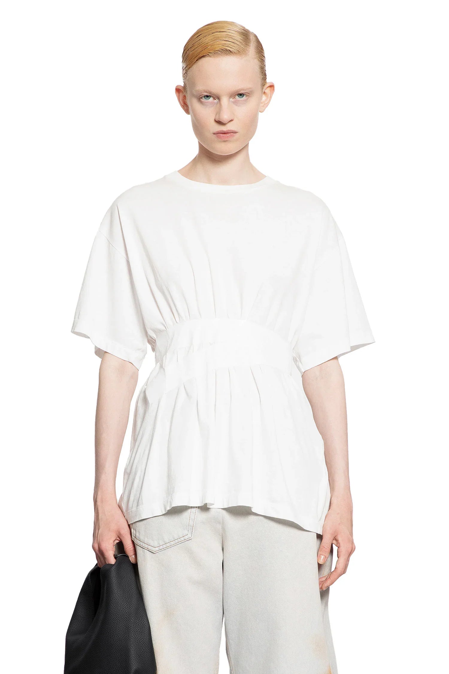 MM6 MAISON MARGIELA WOMAN WHITE T-SHIRTS & TANK TOPS - Antonioli.eu