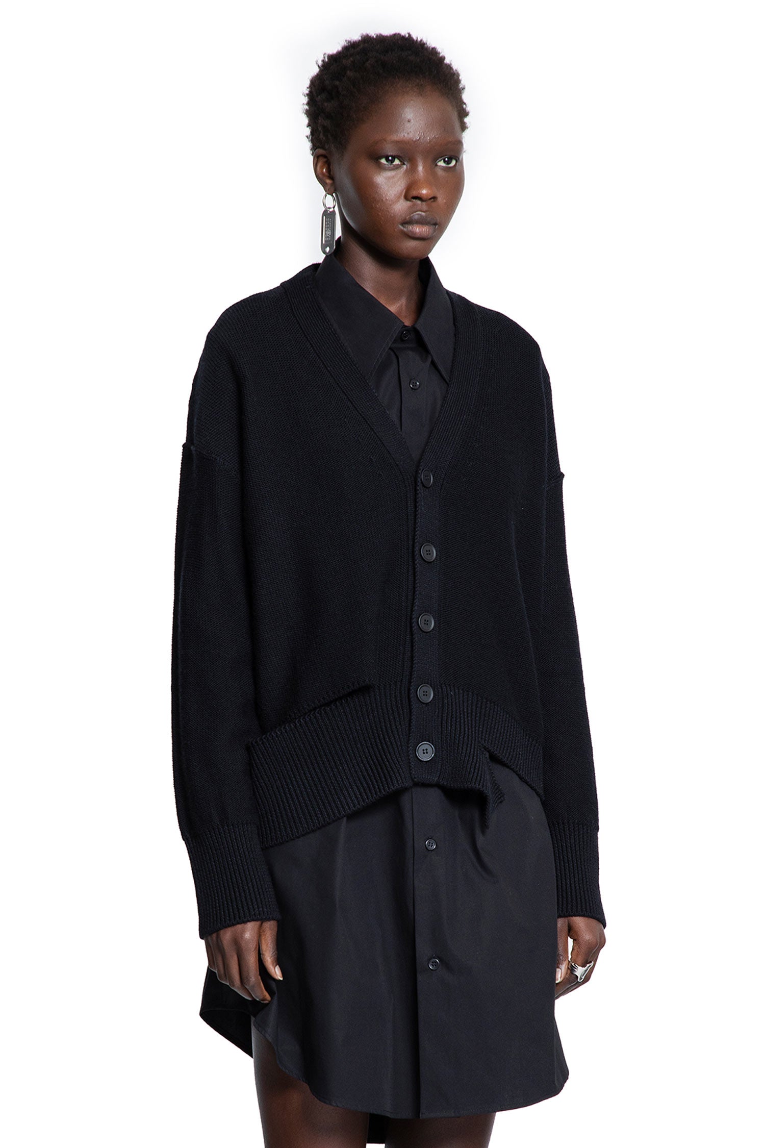 Distressed Cardigan - Antonioli.eu
