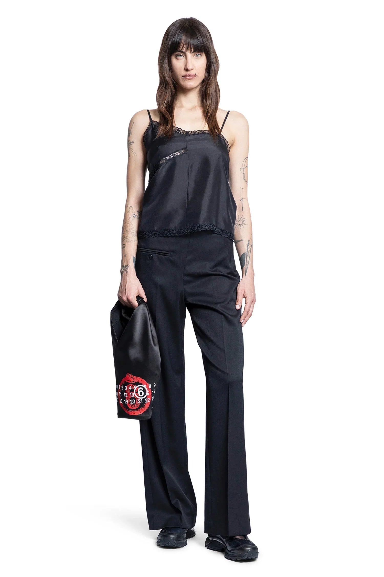 MM6 MAISON MARGIELA WOMAN BLACK TOPS - Antonioli.eu