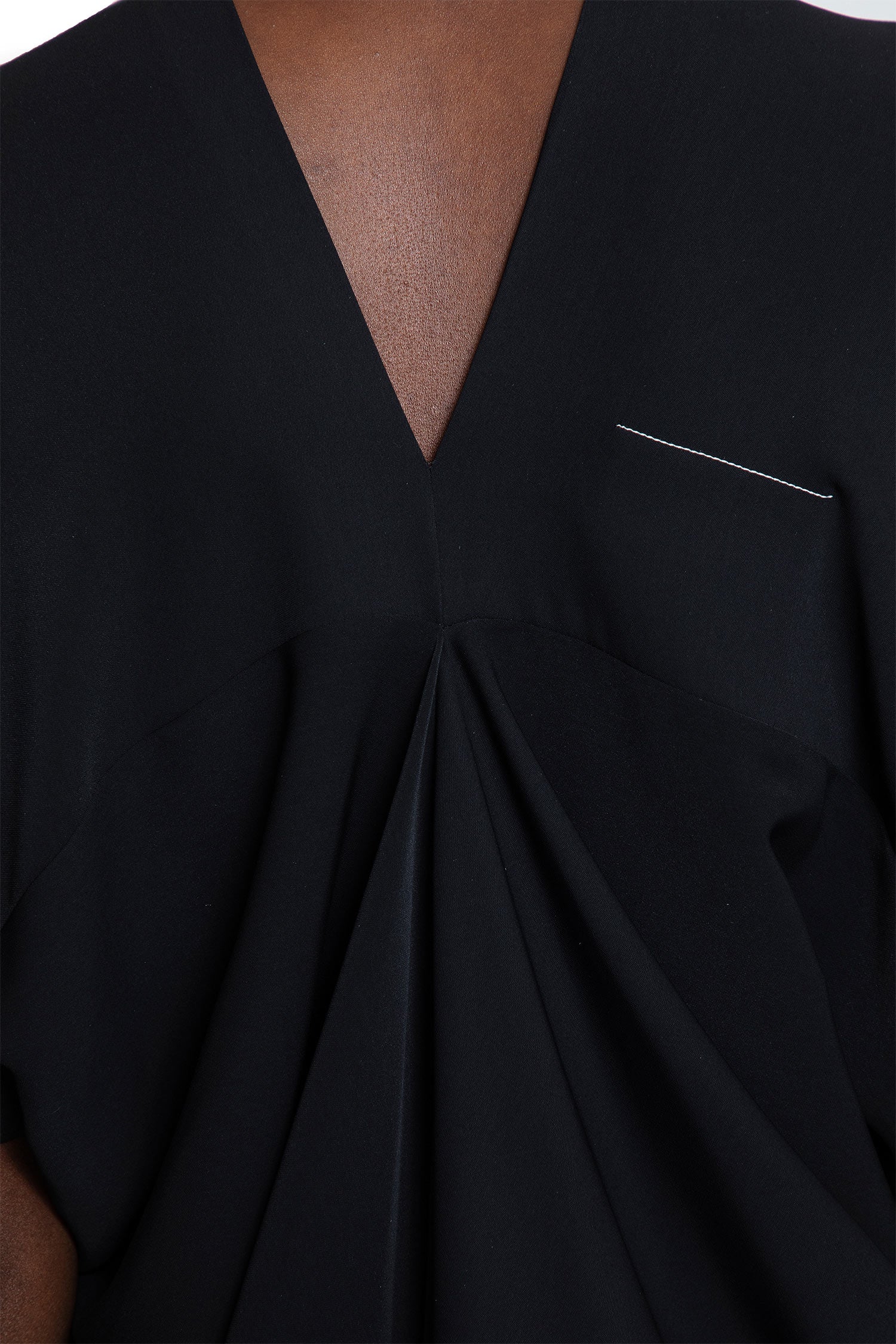 Draped V-Neck Top - Antonioli.eu