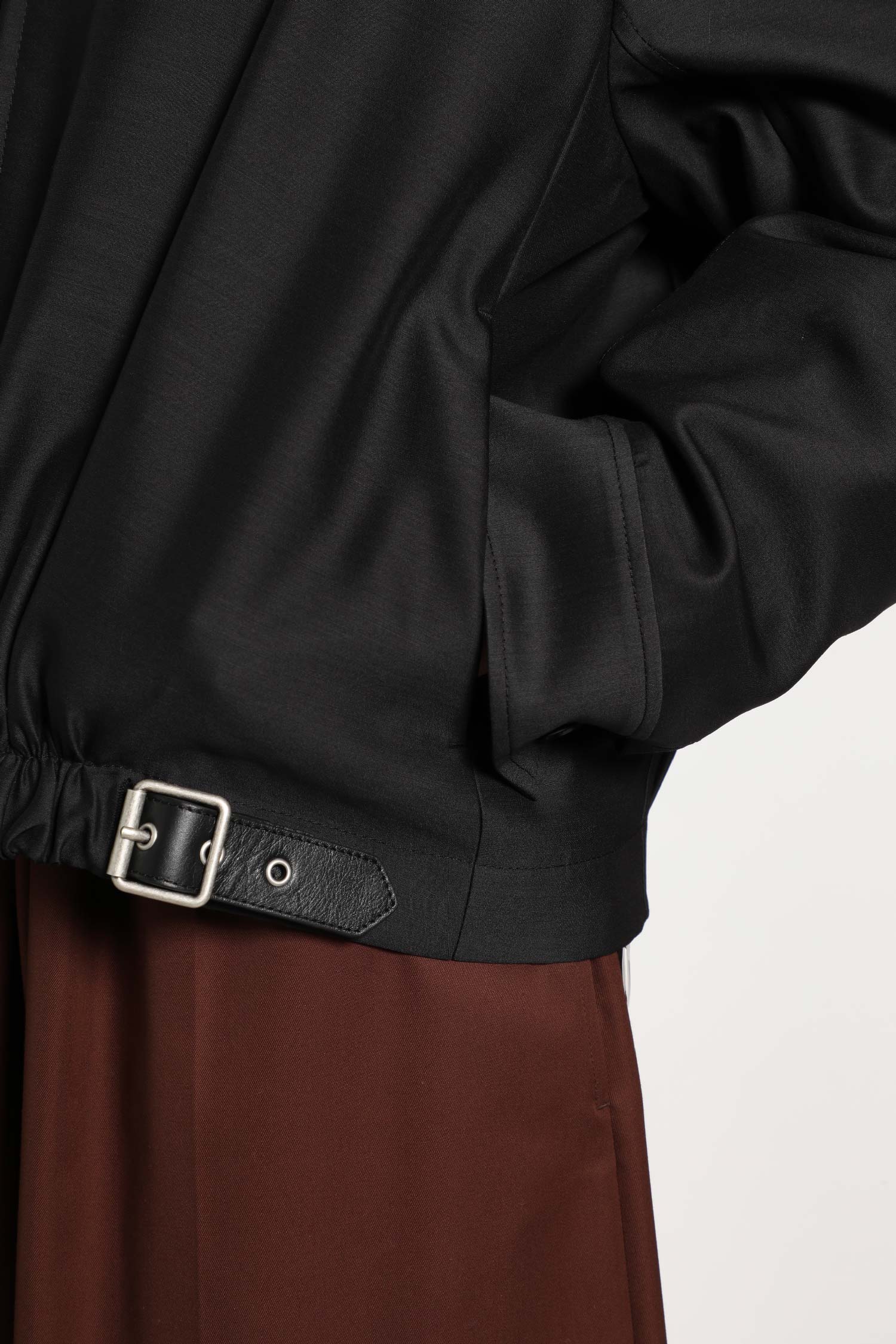 Belted Jacket in Wool and Silk - Antonioli.eu