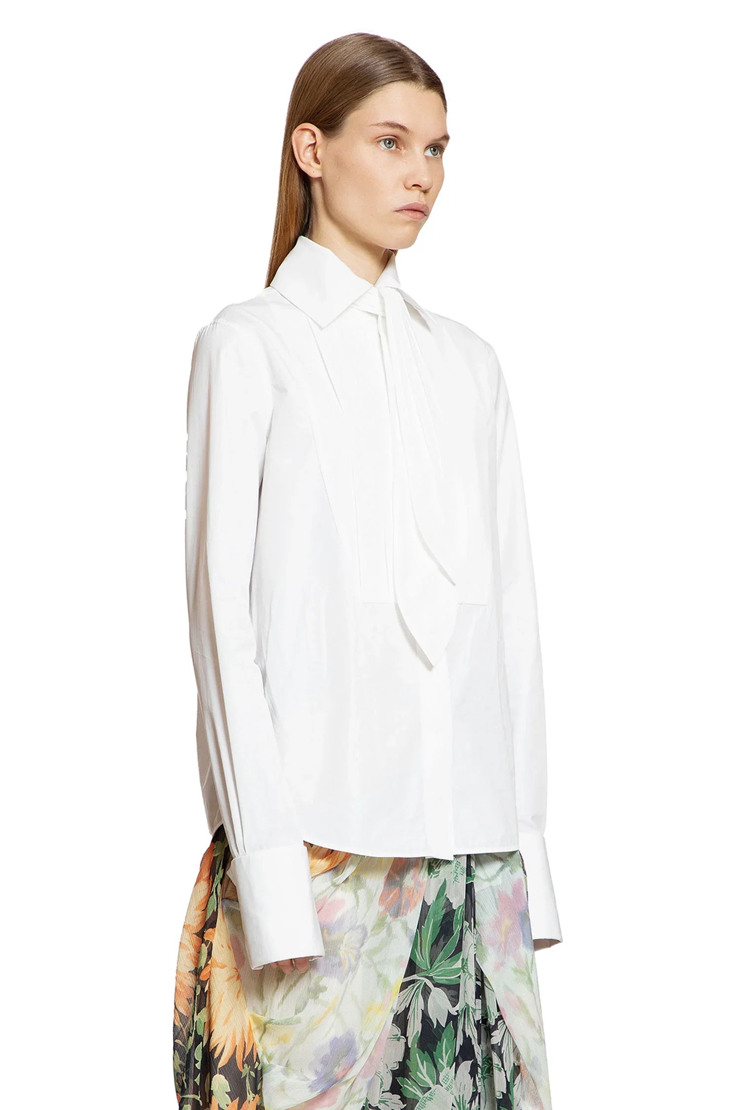 Shirt with Tie in Cotton - Antonioli.eu