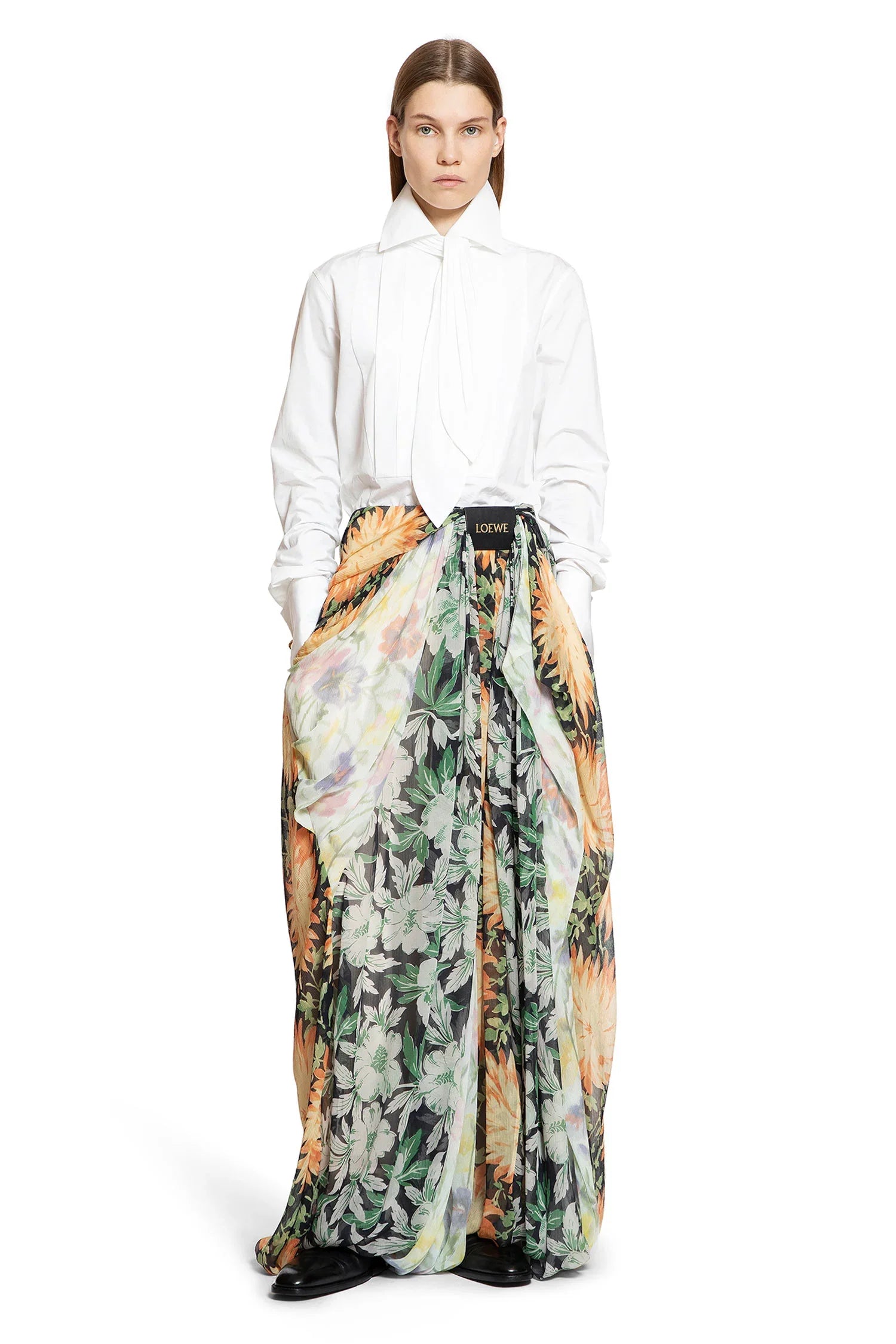 Shirt with Tie in Cotton - Antonioli.eu