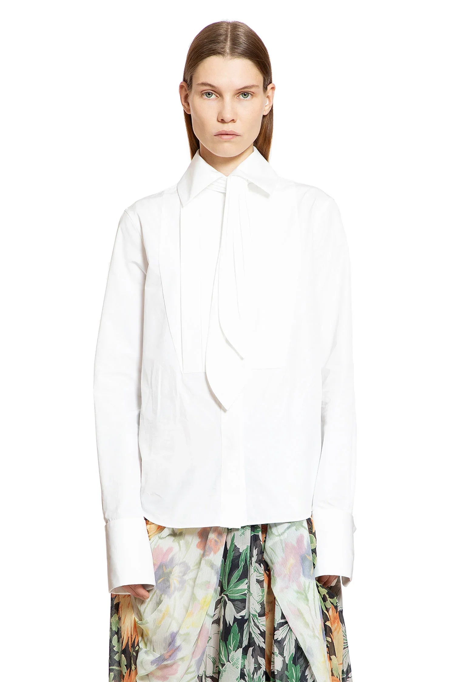 Shirt with Tie in Cotton - Antonioli.eu