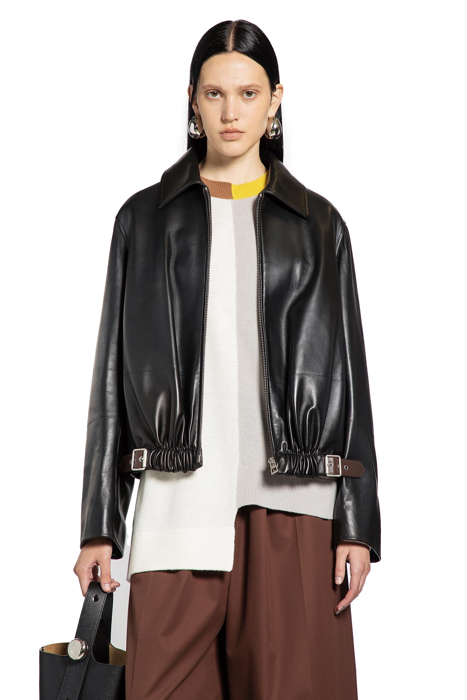 Belted Jacket in Nappa Lambskin - Antonioli.eu