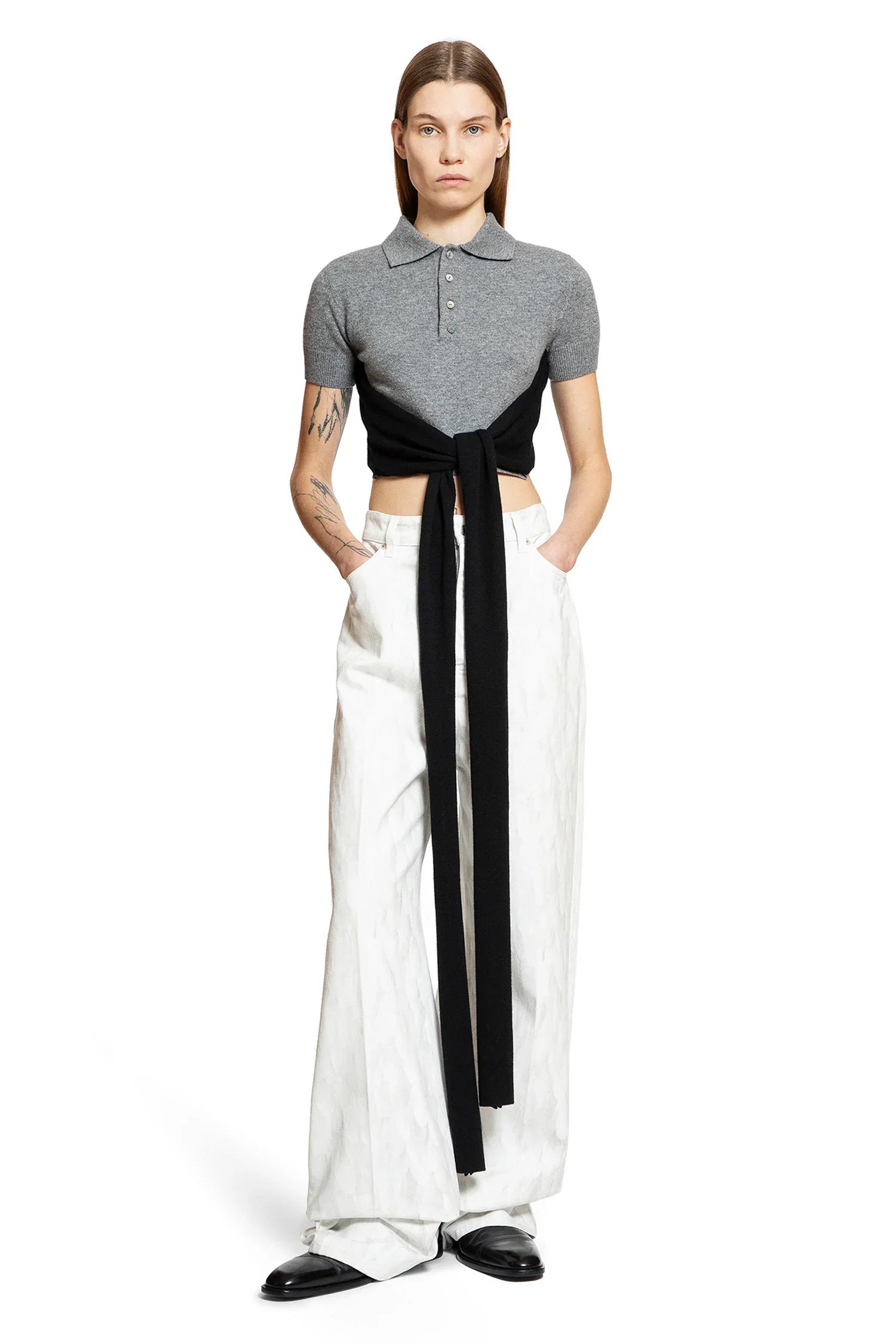 Cropped Polo crop top - Antonioli.eu