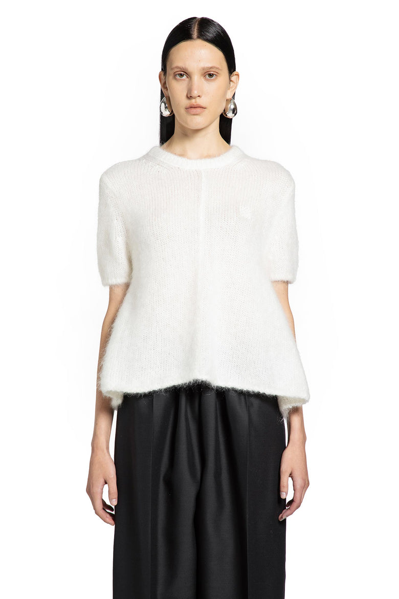 Short Sleeve Sweater in Mohair Blend - Antonioli.eu