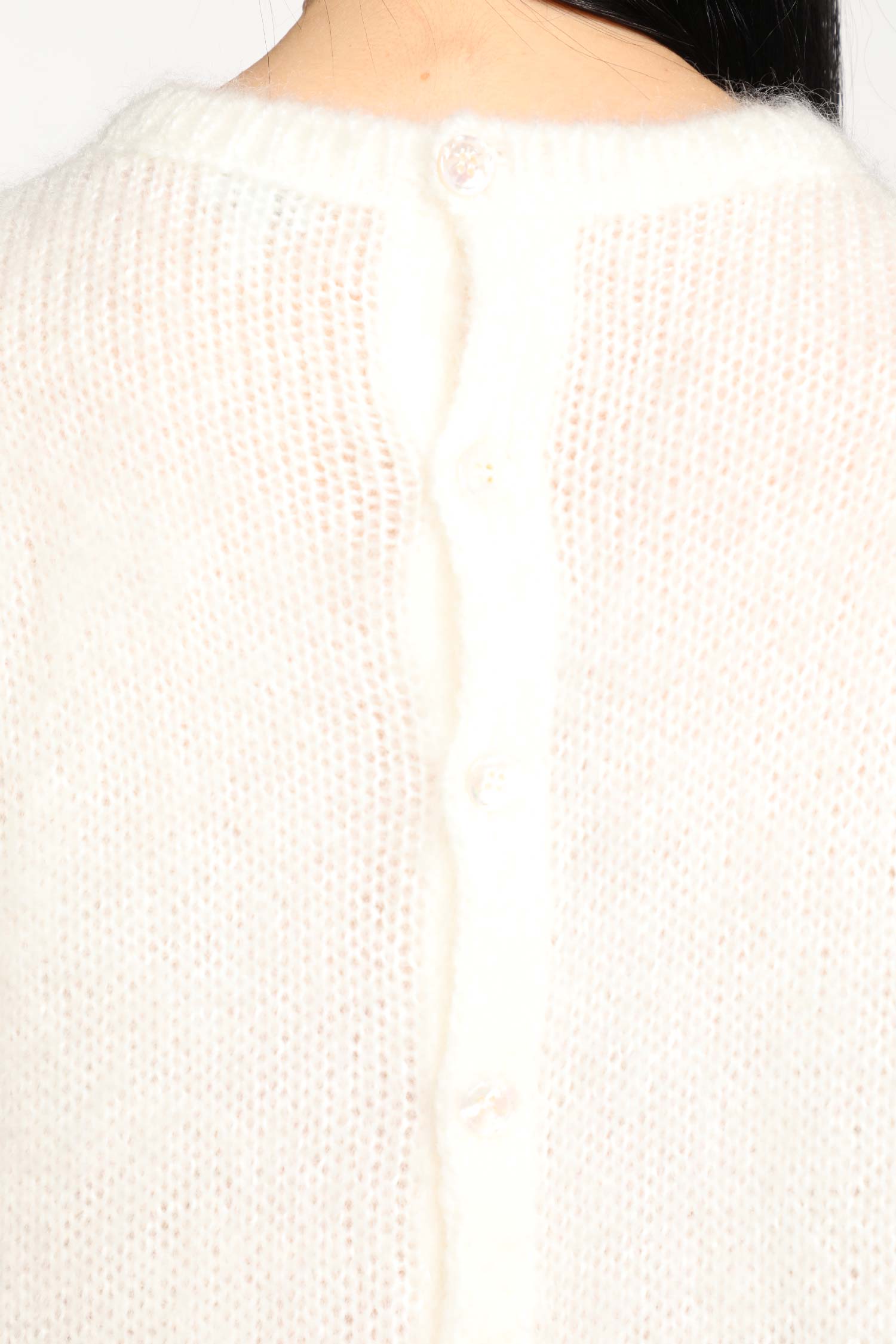 Short Sleeve Sweater in Mohair Blend - Antonioli.eu