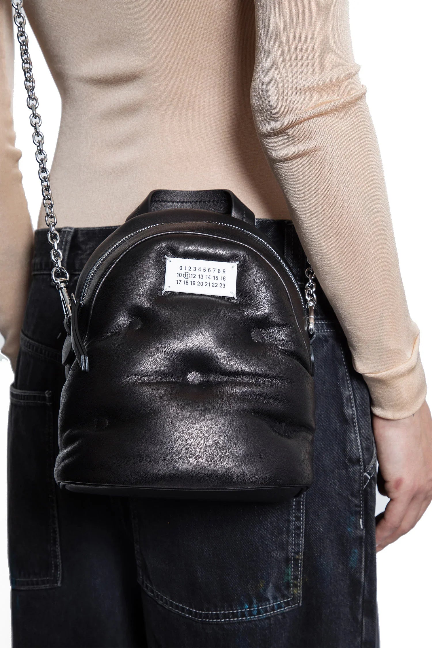 Glam Slam Chain Backpack - Antonioli.eu