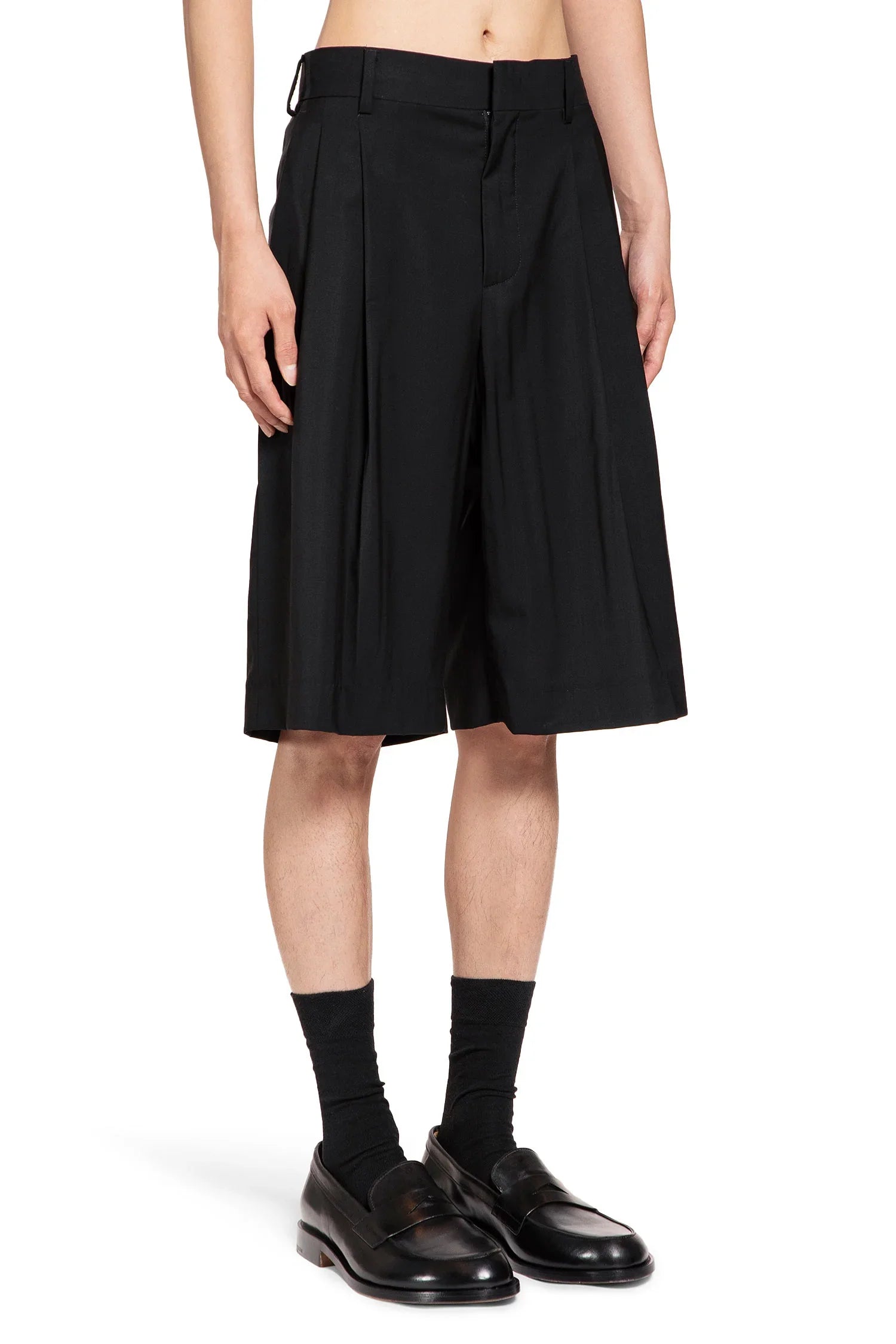 Tailored Shorts in Light Wool - Antonioli.eu