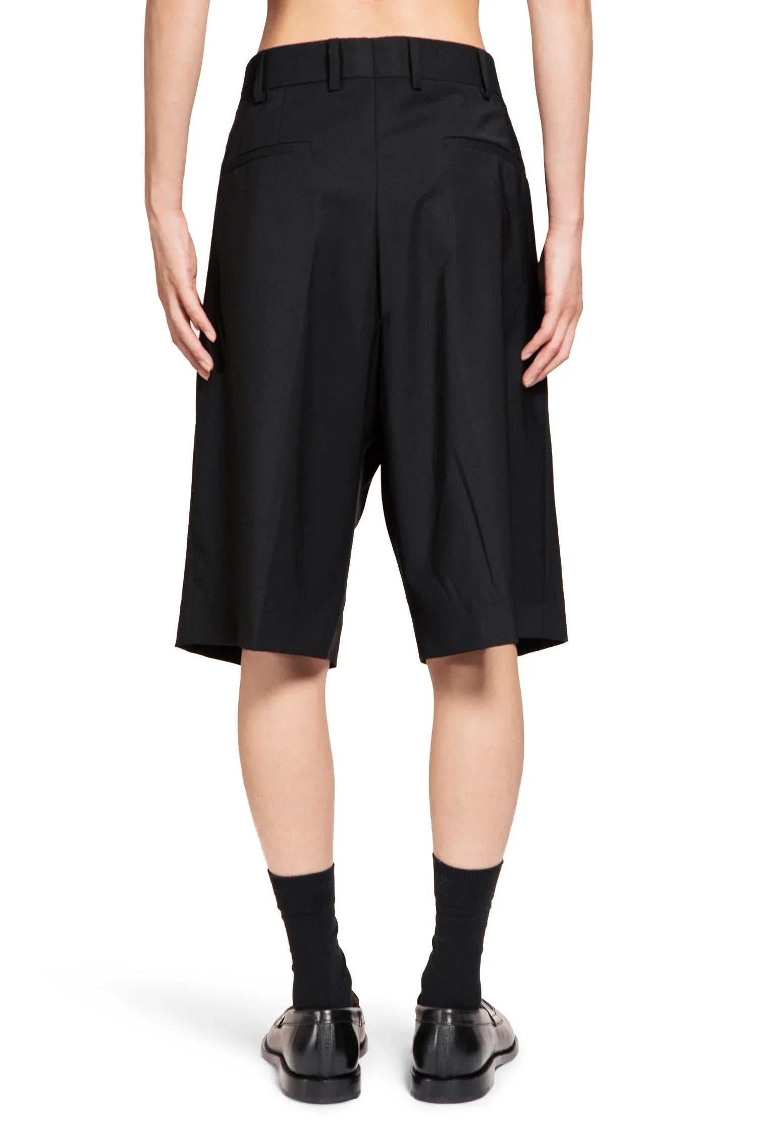 Tailored Shorts in Light Wool - Antonioli.eu