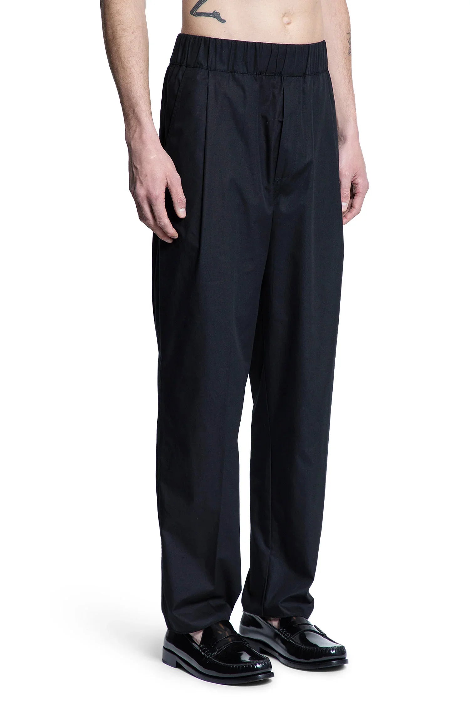 Cotton Poplin Pants - Antonioli.eu