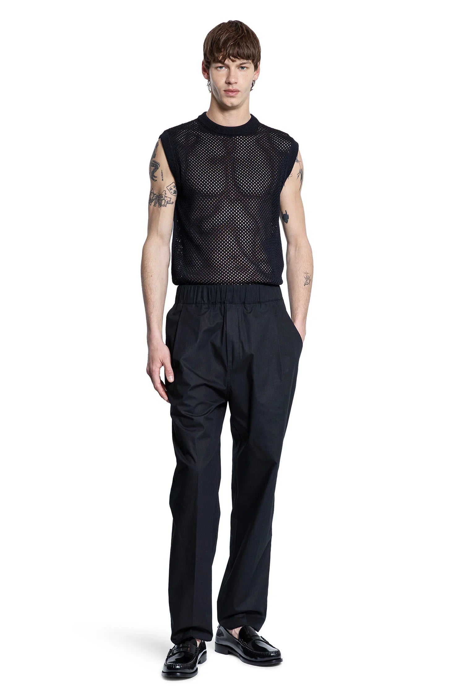 Cotton Poplin Pants - Antonioli.eu