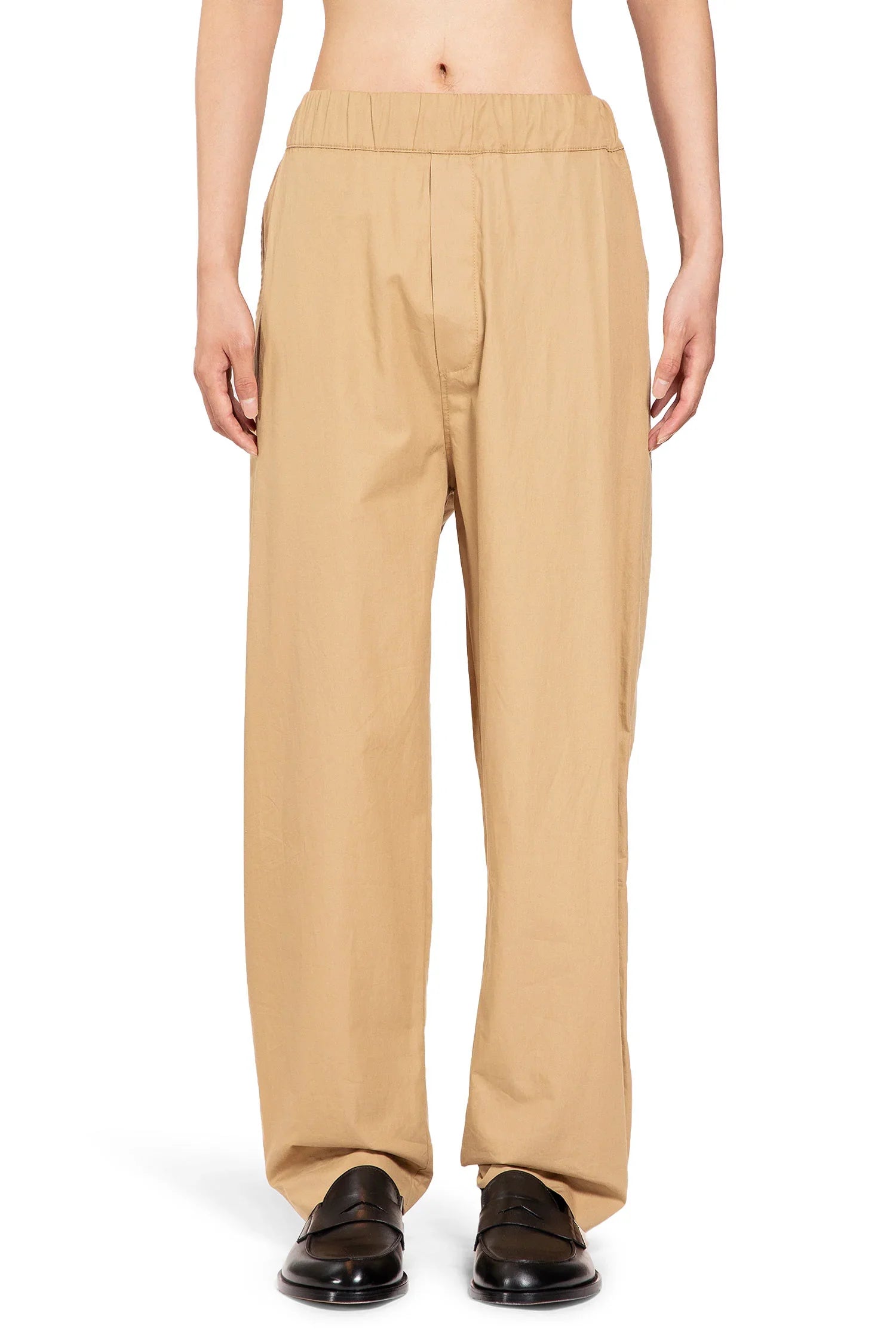 Cotton Poplin Pants - Antonioli.eu