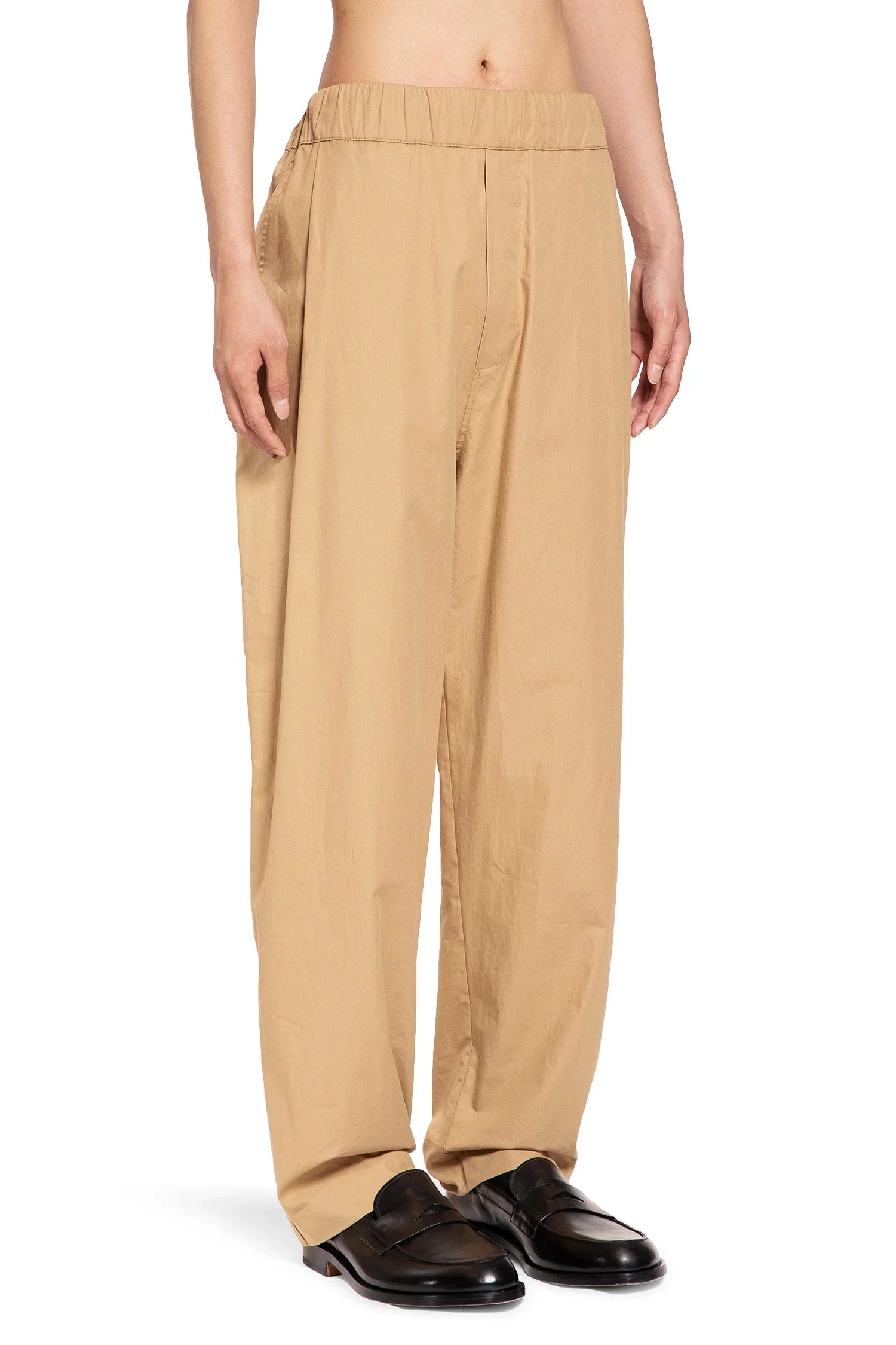 Cotton Poplin Pants - Antonioli.eu
