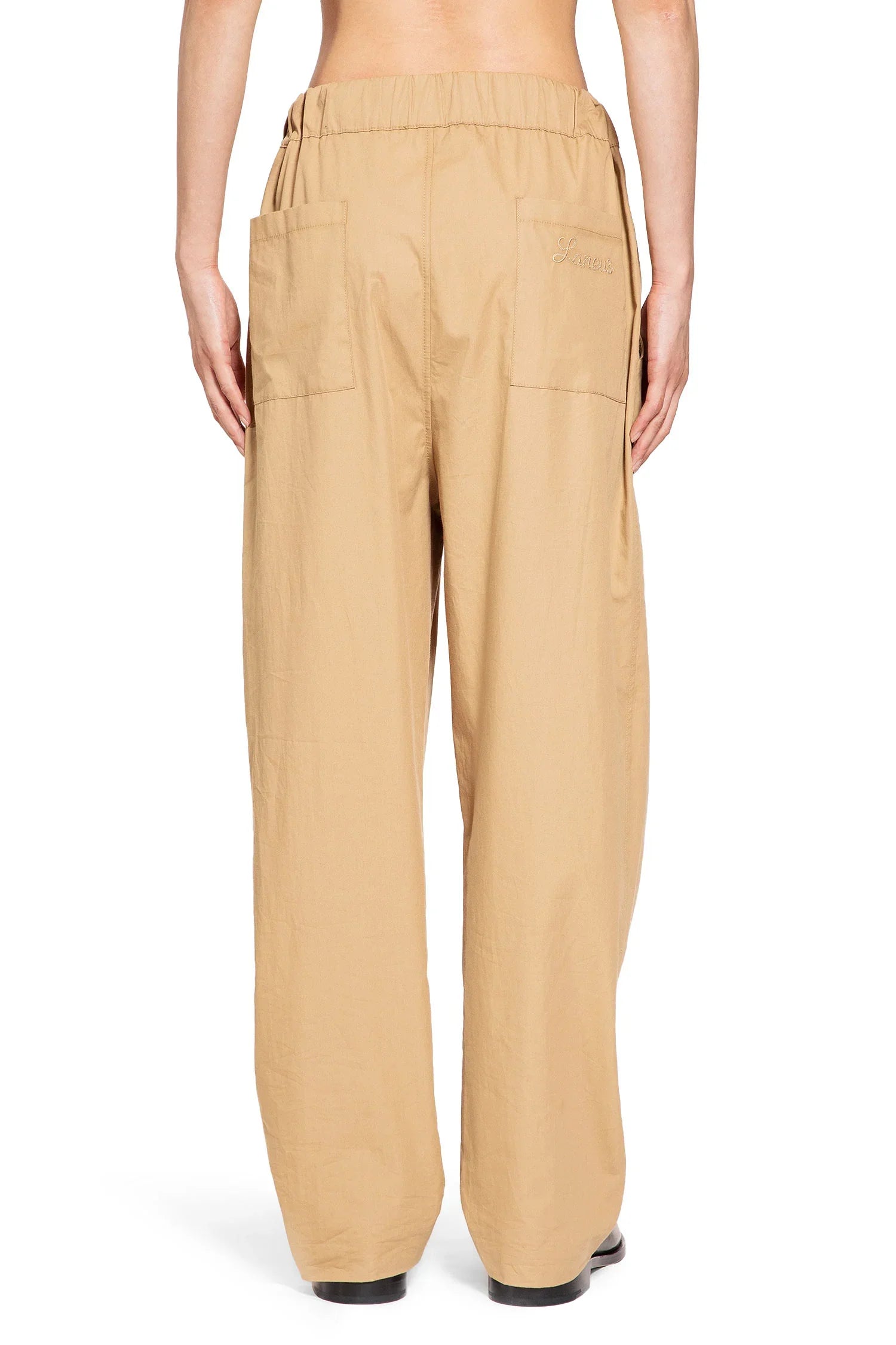 Cotton Poplin Pants - Antonioli.eu