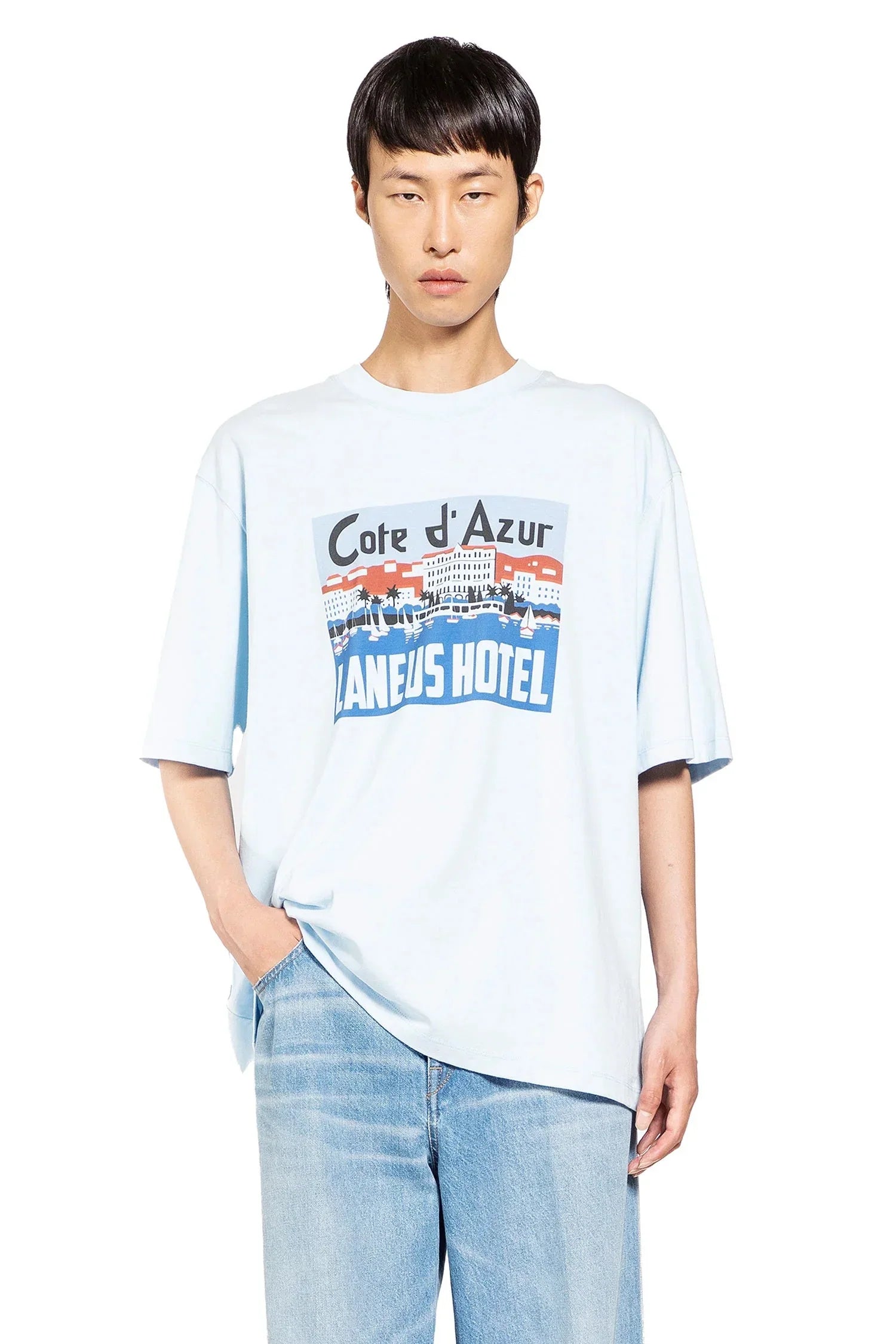 Côte d'Azur Hotel Logo T-Shirt - Antonioli.eu