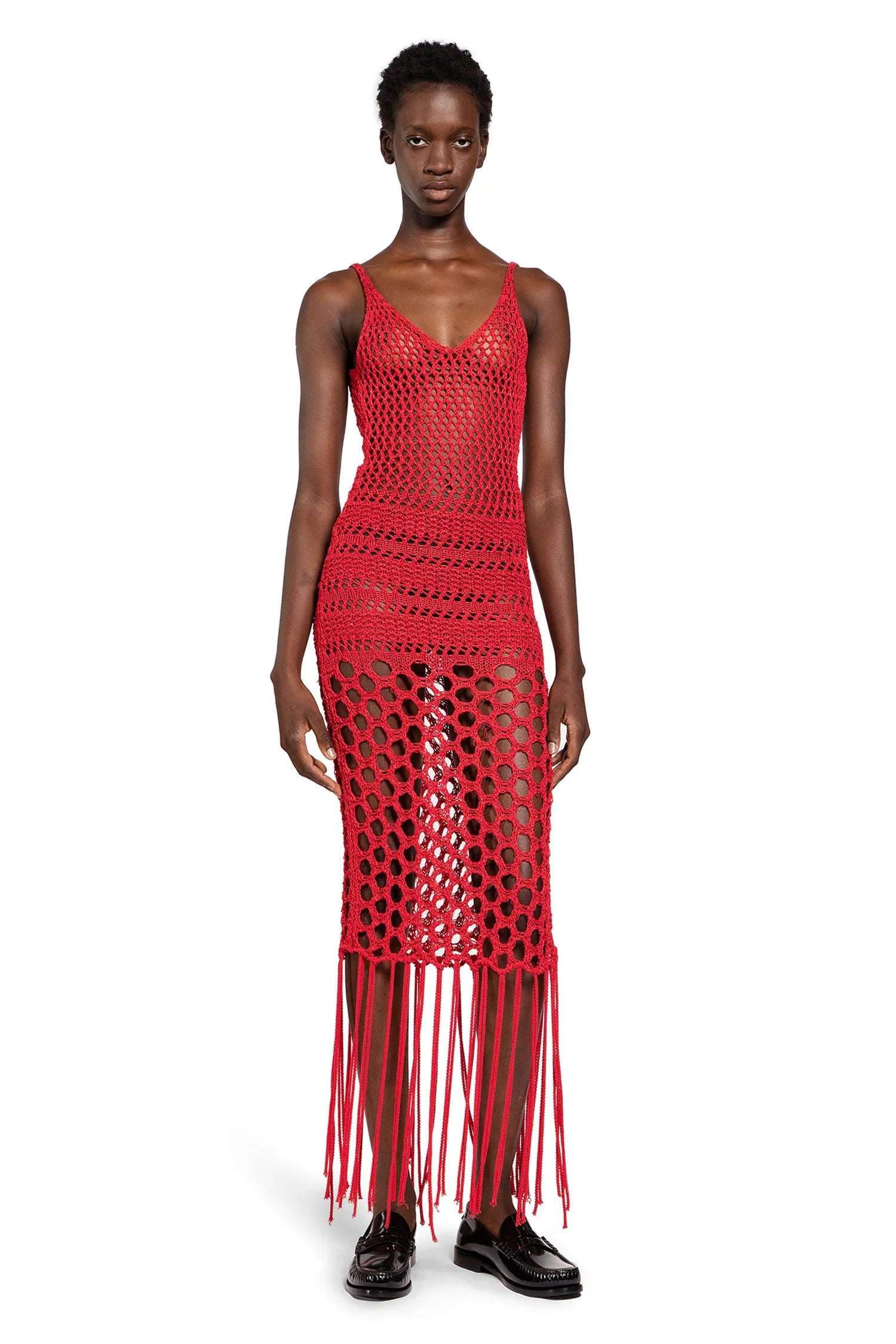 LANEUS WOMAN RED DRESSES - Antonioli.eu