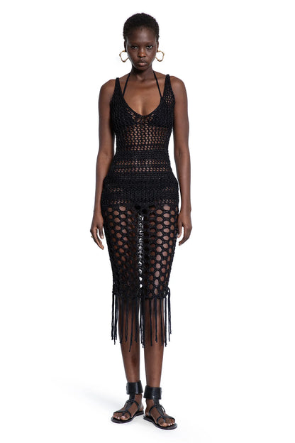 Crochet Knit Midi Dress - Antonioli.eu