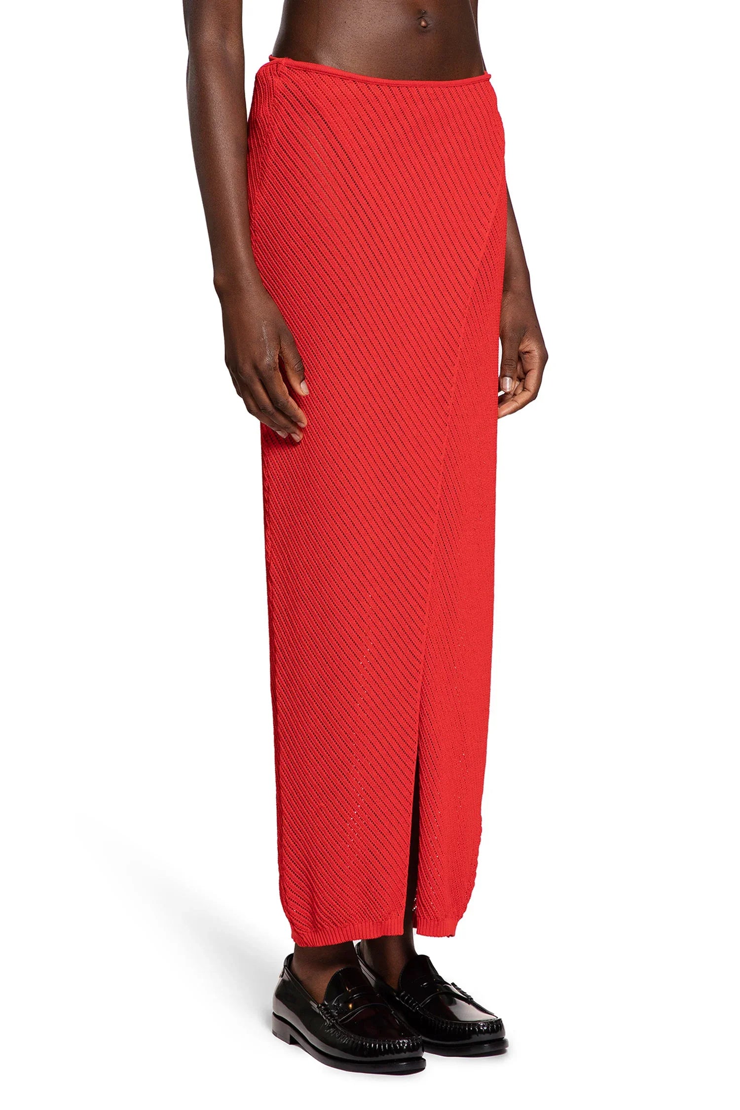 Openwork Knit Long Skirt - Antonioli.eu