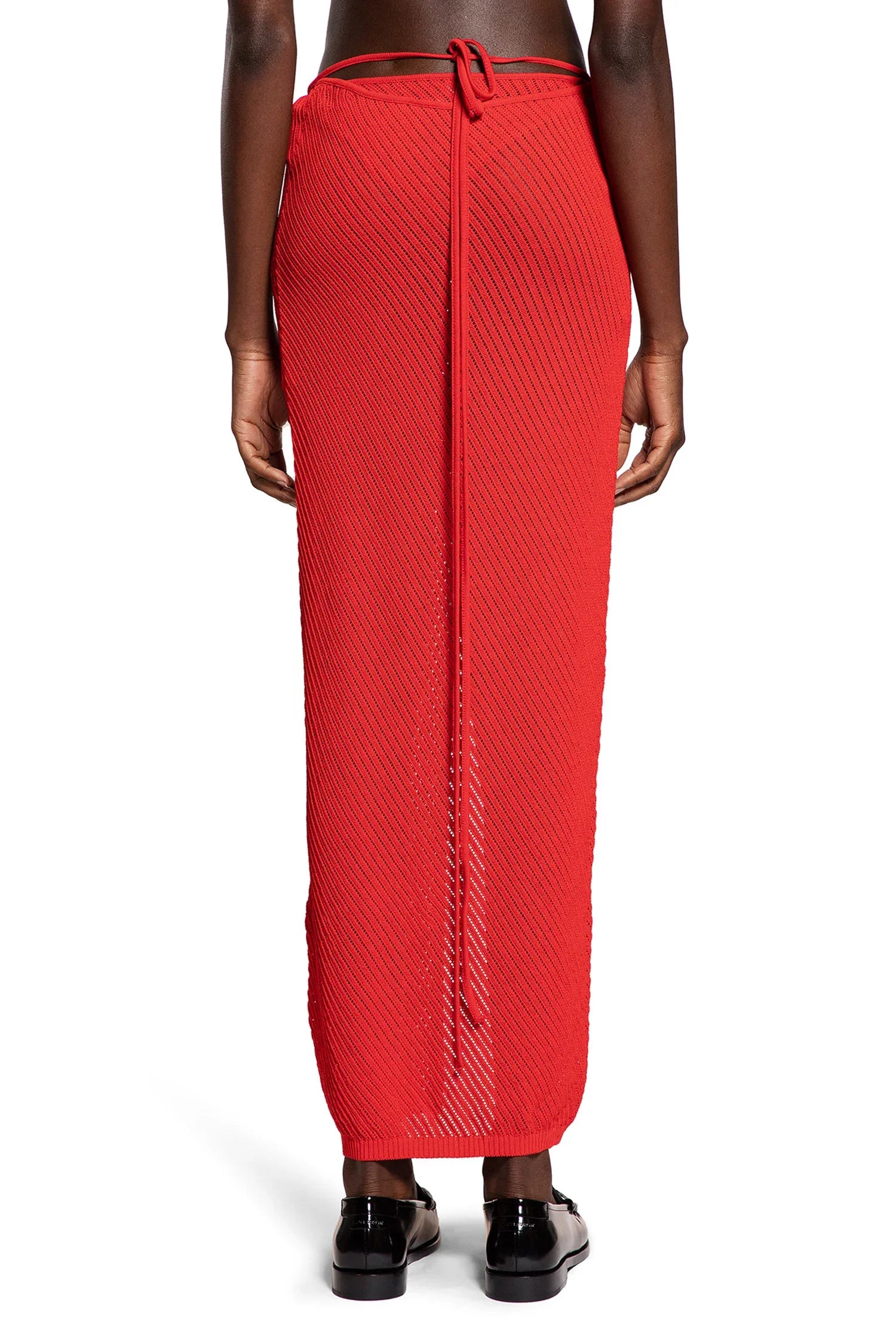 Openwork Knit Long Skirt - Antonioli.eu