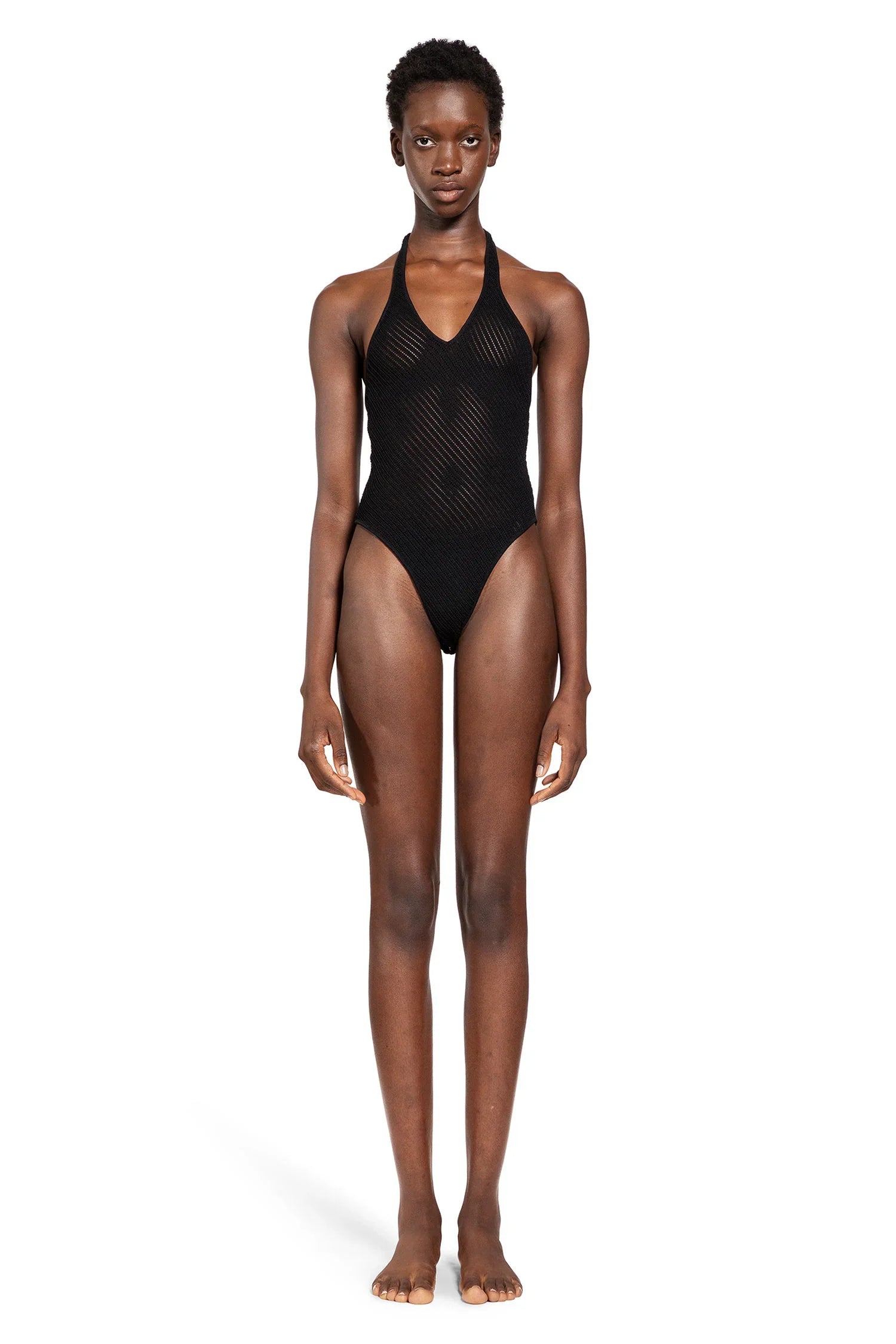 Openwork Knit Swimsuit - Antonioli.eu