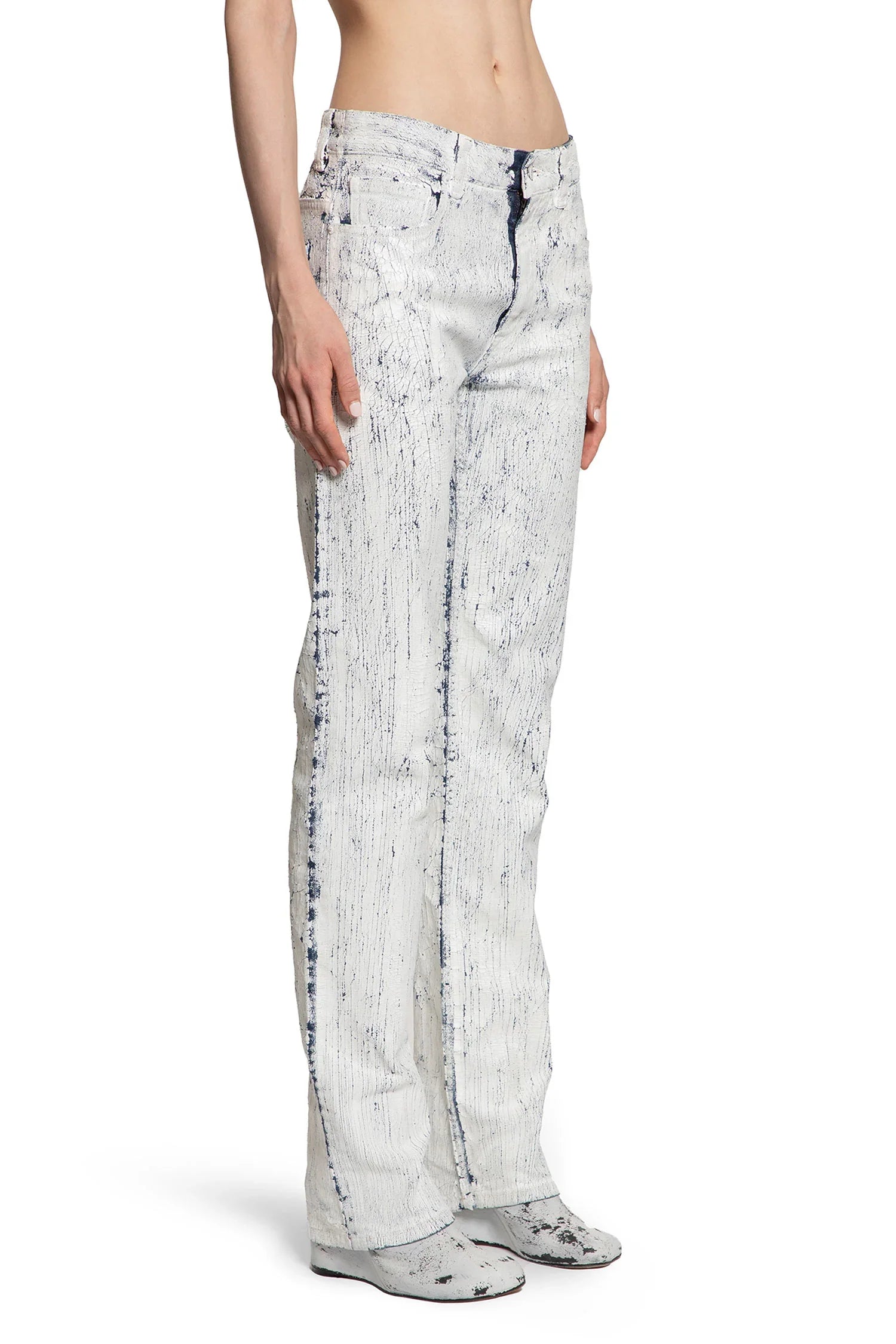 MM6 MAISON MARGIELA WOMAN WHITE JEANS - Antonioli.eu