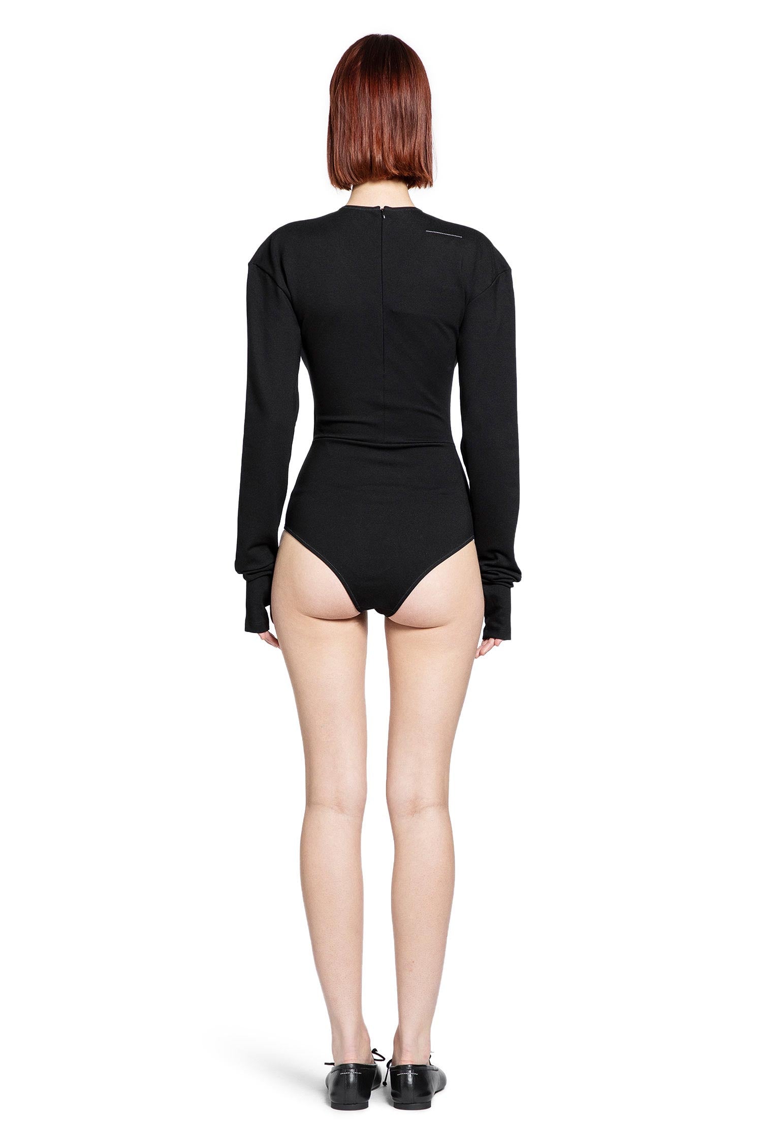 Long Sleeve Bodysuit with Hand Gaiters