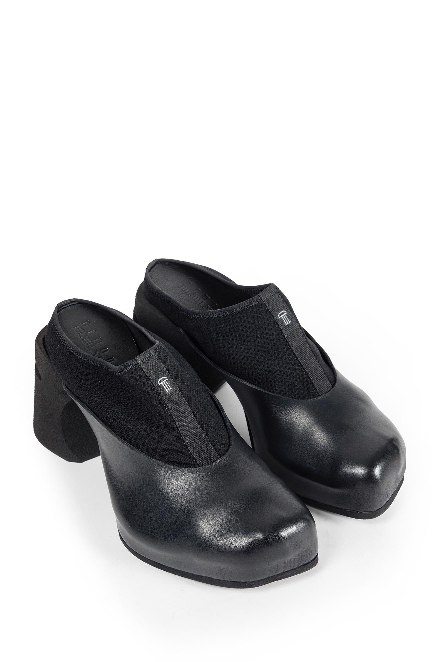 Dona Heeled Mules