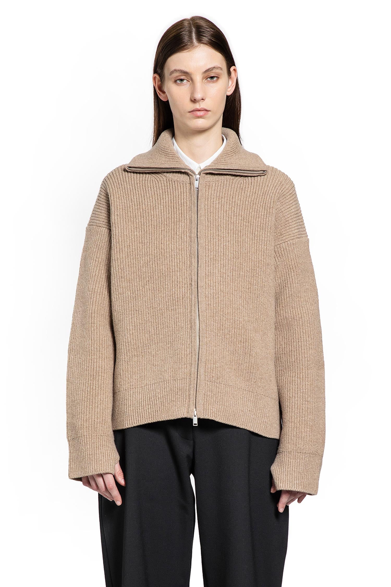 Sandos Zip-Up Sweater