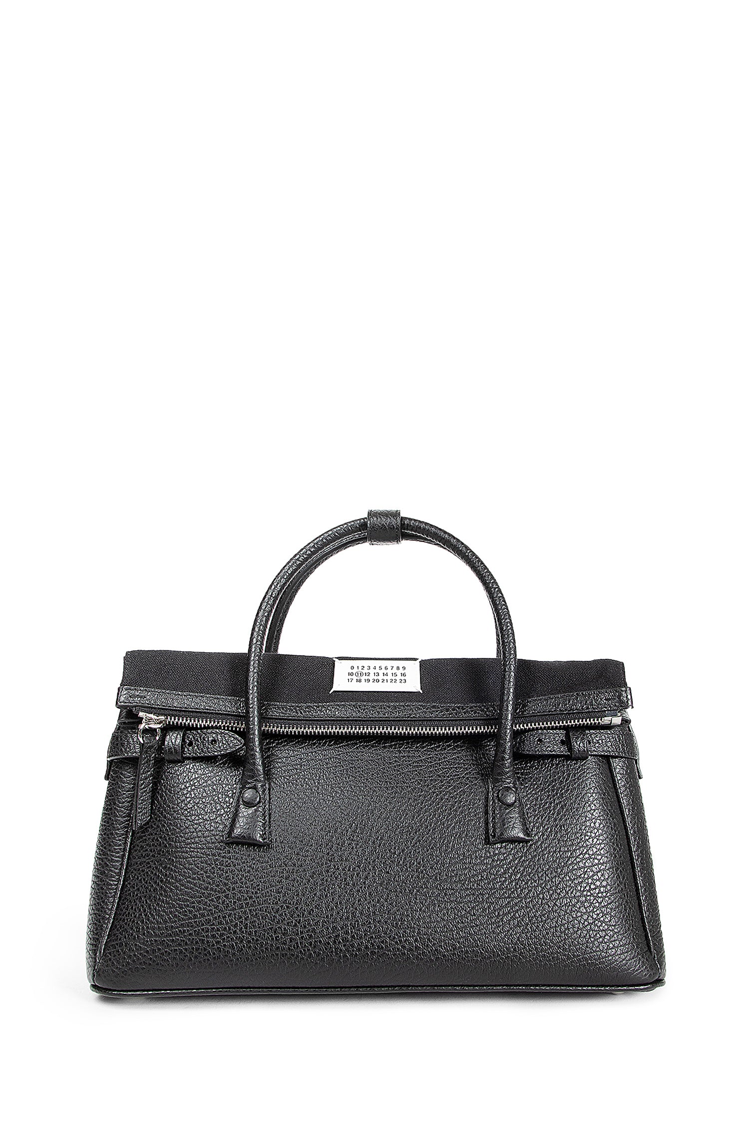 MAISON MARGIELA WOMAN BLACK TOP HANDLE BAGS
